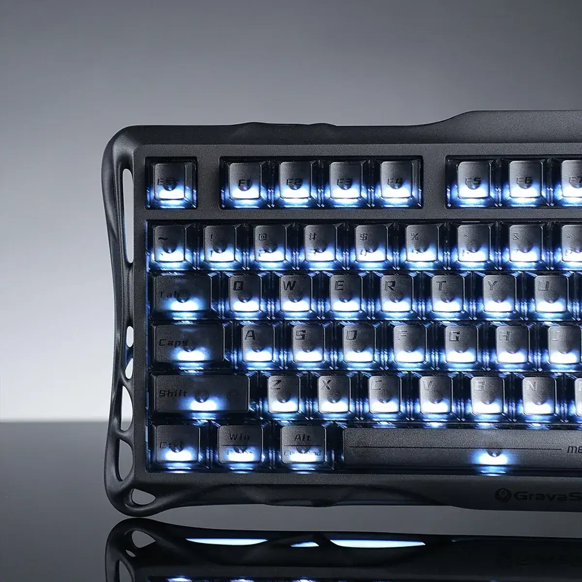 GravaStar - Mercury K1 Stealth Black Wireless Mechanical Keyboard - Bezprzewodowa Klawiatura Mechaniczna - Image 6