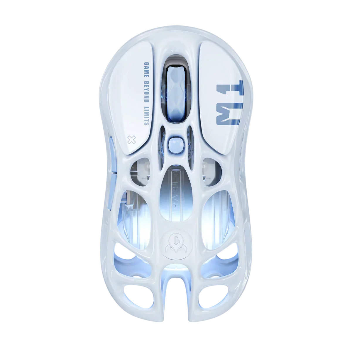 GravaStar - Mercury M1 Pro Special Edition Ice Blue - Wireless Gaming Mouse - Bezprzewodowa Myszka Gamingowa - Image 2