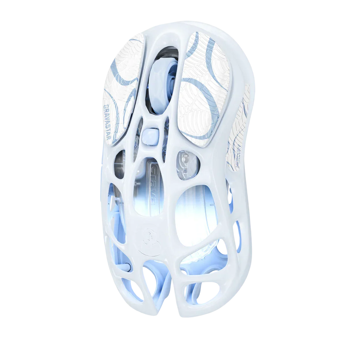 GravaStar - Mercury M1 Pro Special Edition Ice Blue - Wireless Gaming Mouse - Bezprzewodowa Myszka Gamingowa - Image 4