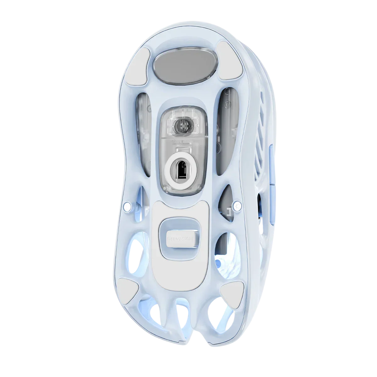 GravaStar - Mercury M1 Pro Special Edition Ice Blue - Wireless Gaming Mouse - Bezprzewodowa Myszka Gamingowa - Image 5