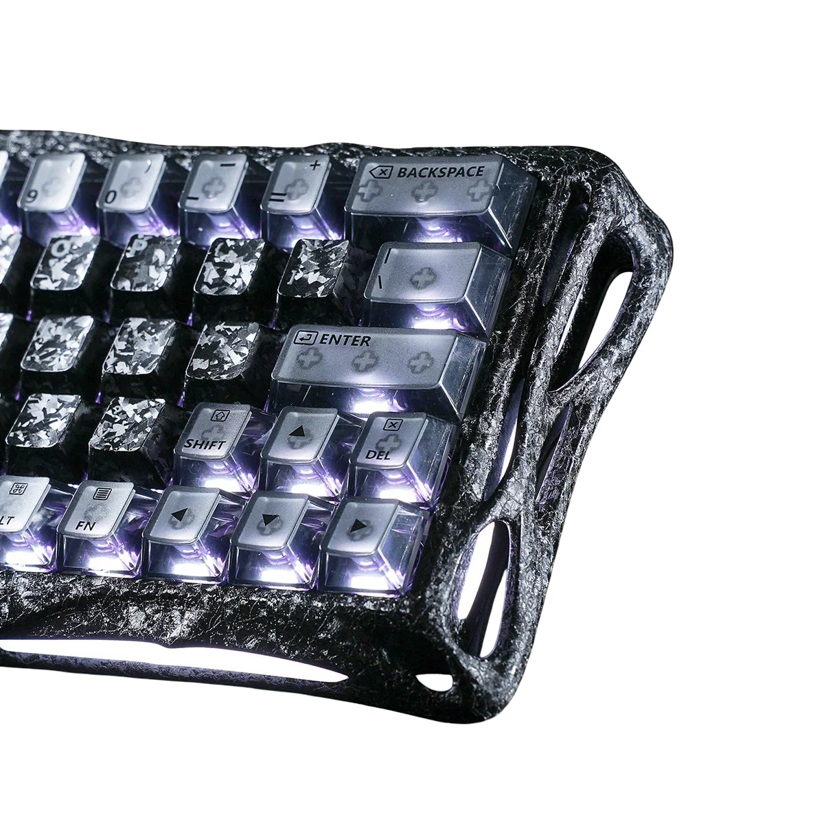 GravaStar - Mercury V60 Pro Special Cyber Frost Black Edition Magnetic Keyboard - Magnetyczna Klawiatura Gamingowa - Image 4