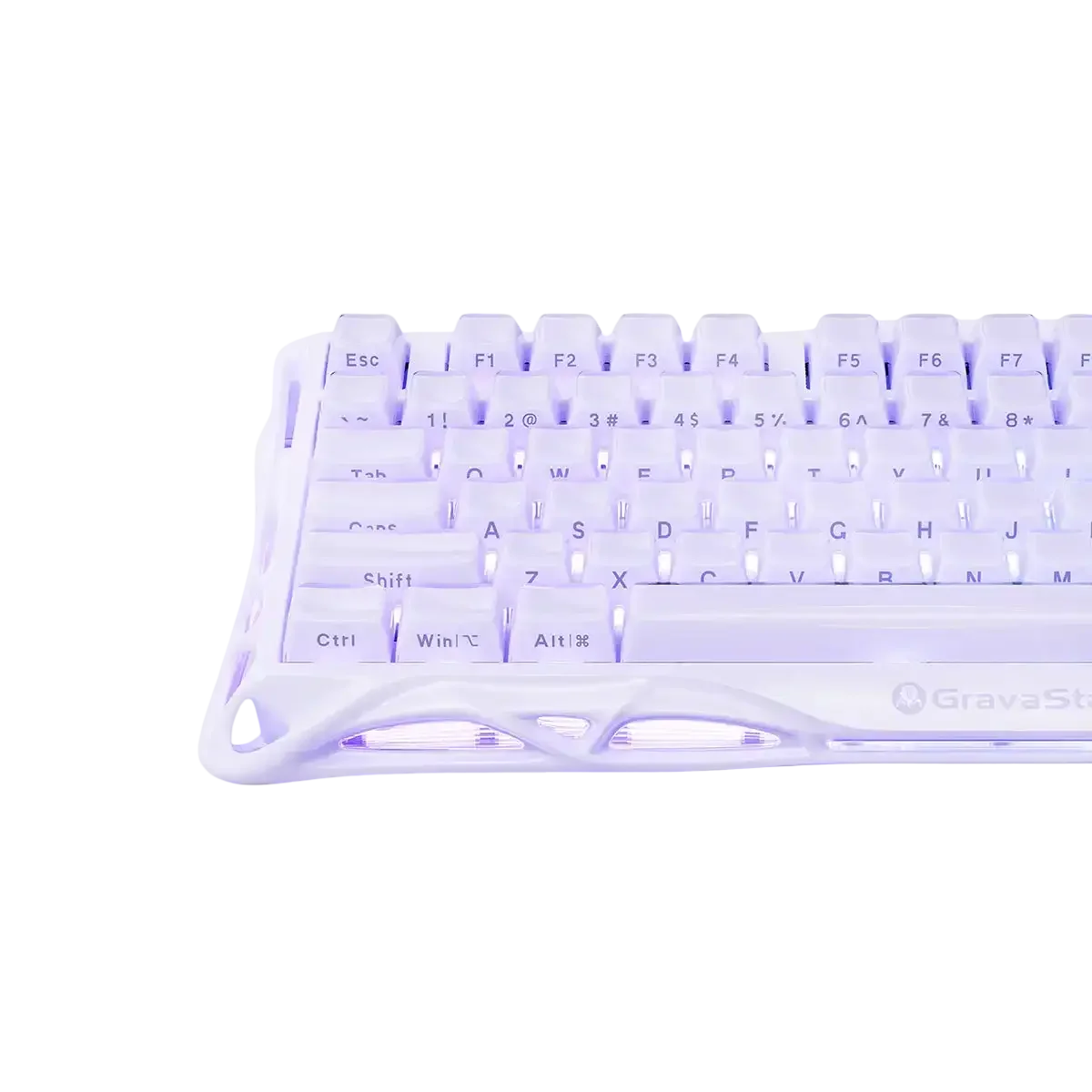 GravaStar - Mercury V75 Lavender Purple Wired Magnetic Keyboard - Przewodowa Klawiatura Magnetyczna - Image 3