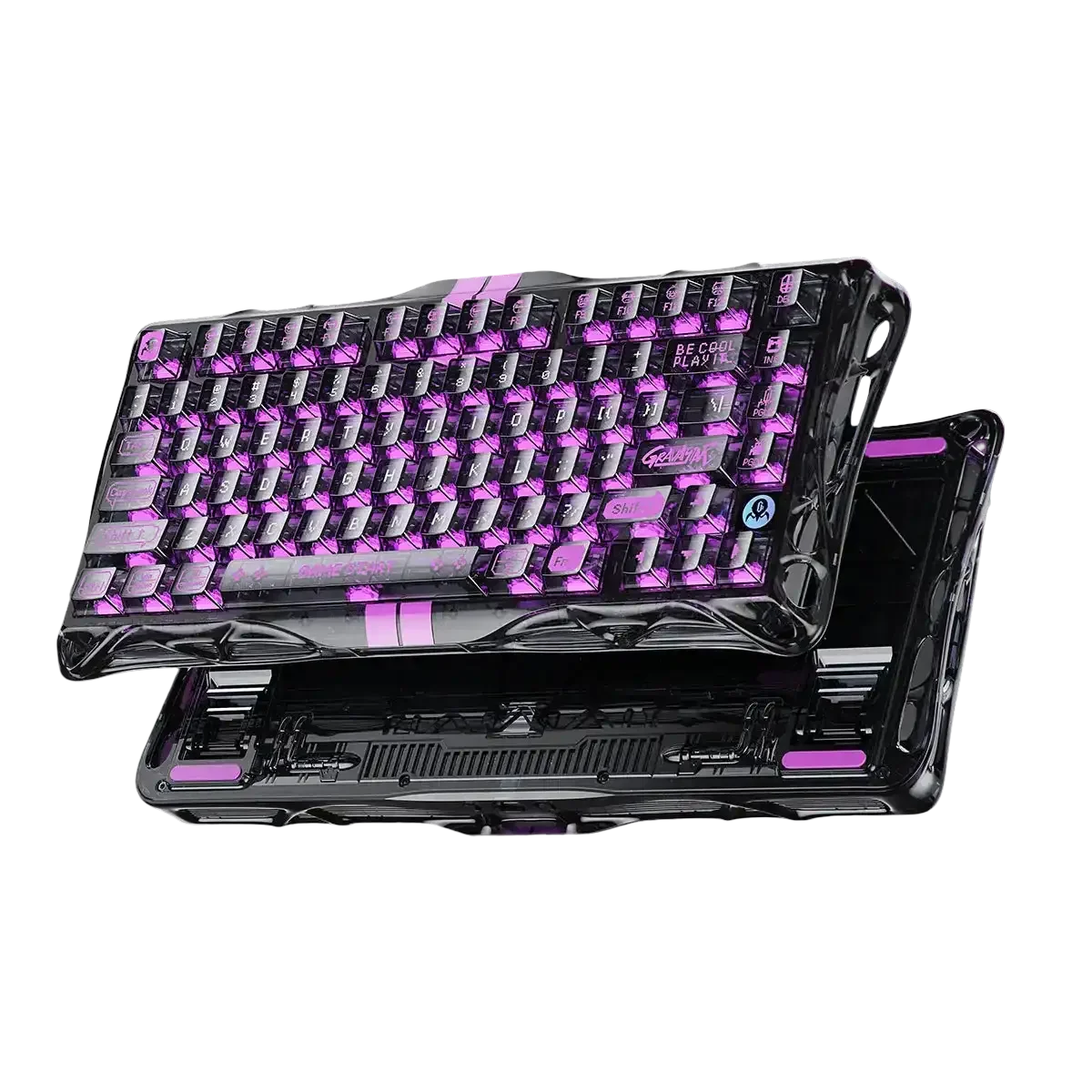 GravaStar - Mercury V75 Lite Transparent Black Wired Magnetic Keyboard - Przewodowa Klawiatura Magnetyczna - Image 5