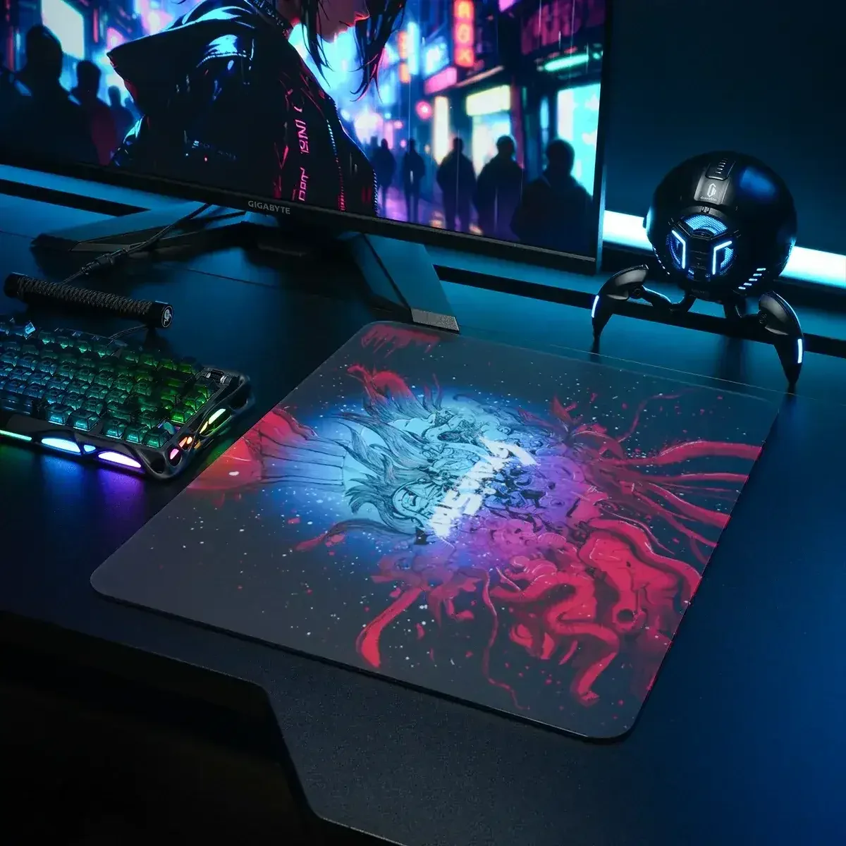 GravaStar - Mouse Pad Tempered Glass - Mata pod Myszkę 50x40 cm ze Szkła Hartowanego - Image 4