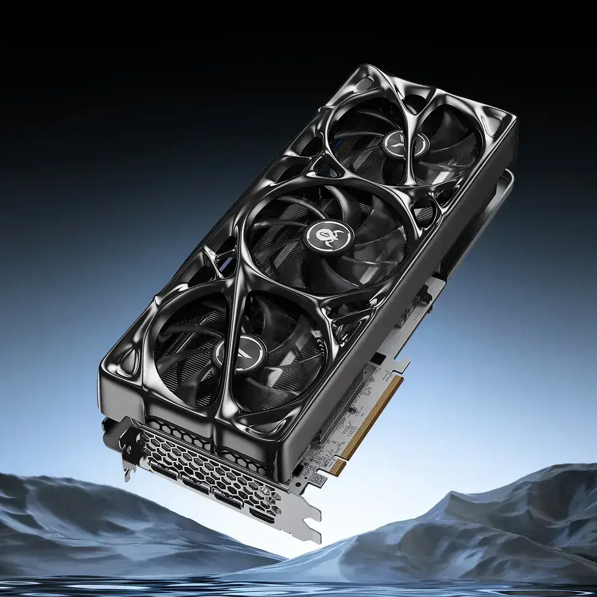 GravaStar x Yeston - AMD RADEON RX 9070 XT 16G GDDR6 Mercury Nova OC - Karta Graficzna - Image 3