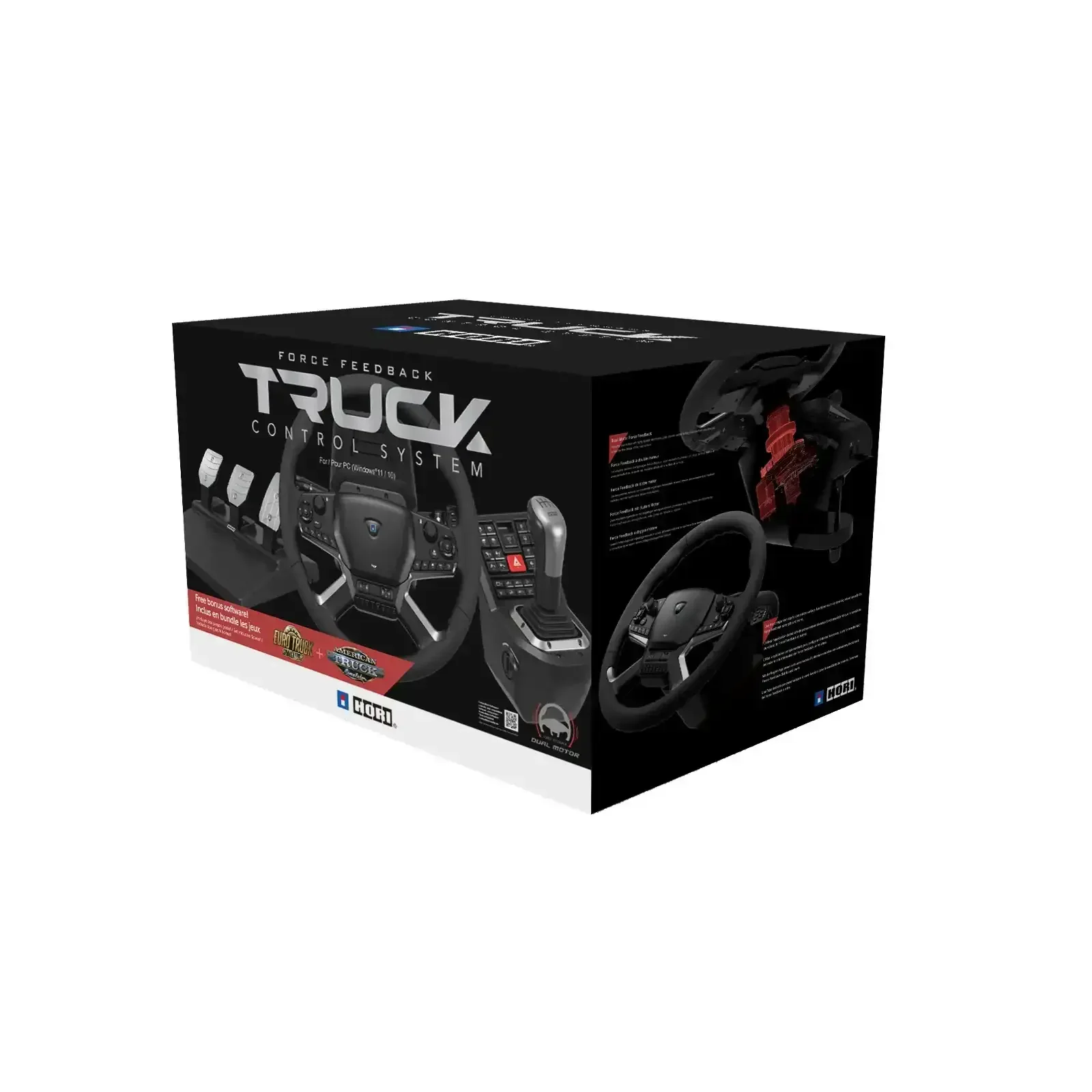 HORI - Force Feedback Truck Control System for Windows 11/10 - Kierownica z Pedałami i Drążkiem Zmiany Biegów - Image 5