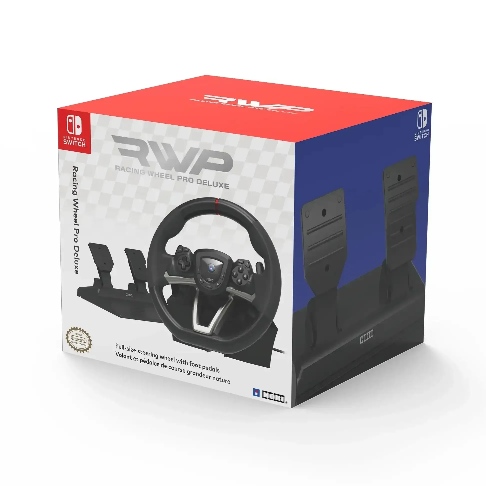 HORI - Racing Wheel Pro Deluxe for Nintendo Switch - Kierownica Wyścigowa z Pedałami - Image 2