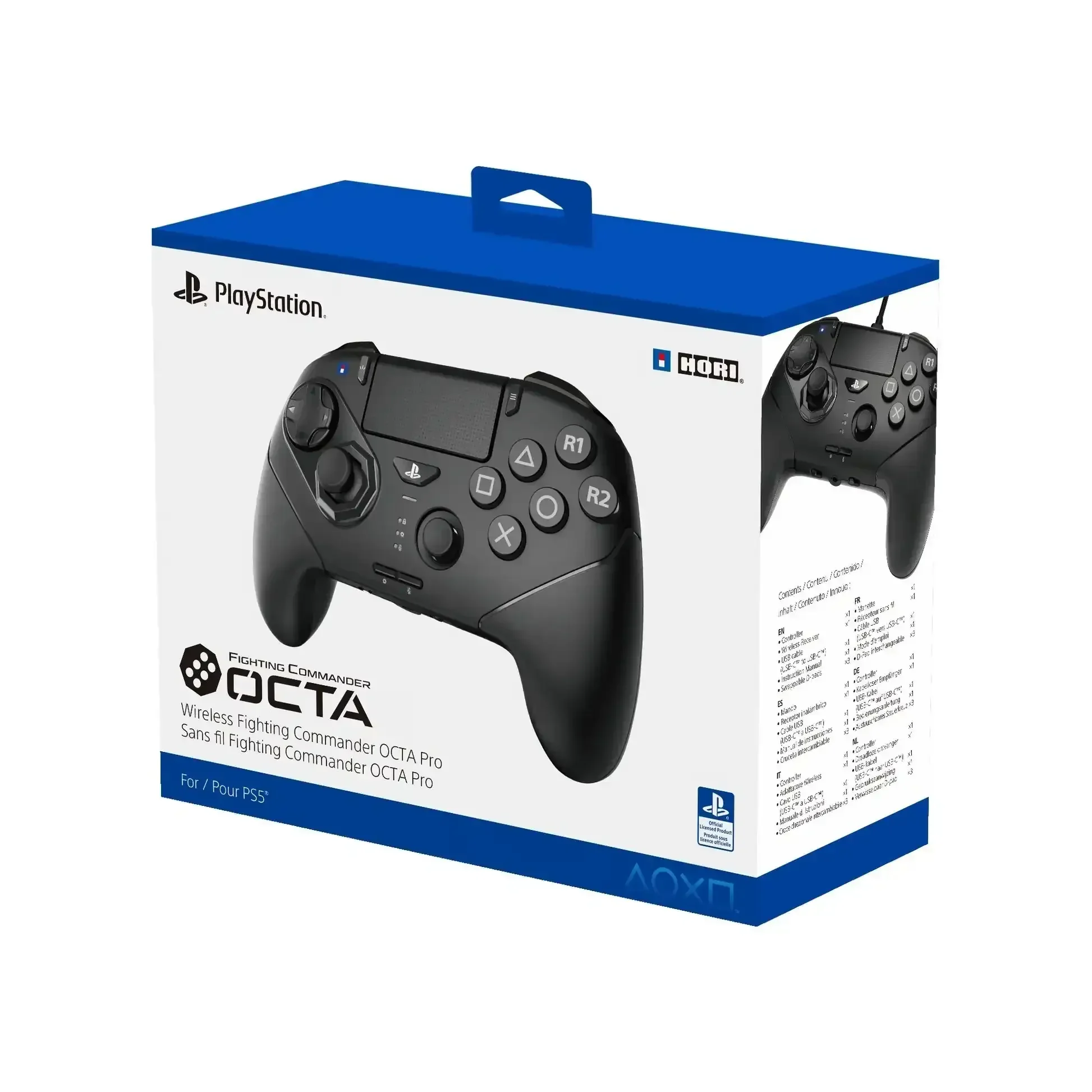 HORI - Wireless Fighting Commander OCTA Pro for PlayStation®5 and Windows 11/10 - Kontroler Bezprzewodowy do PlayStation 5 - Image 5