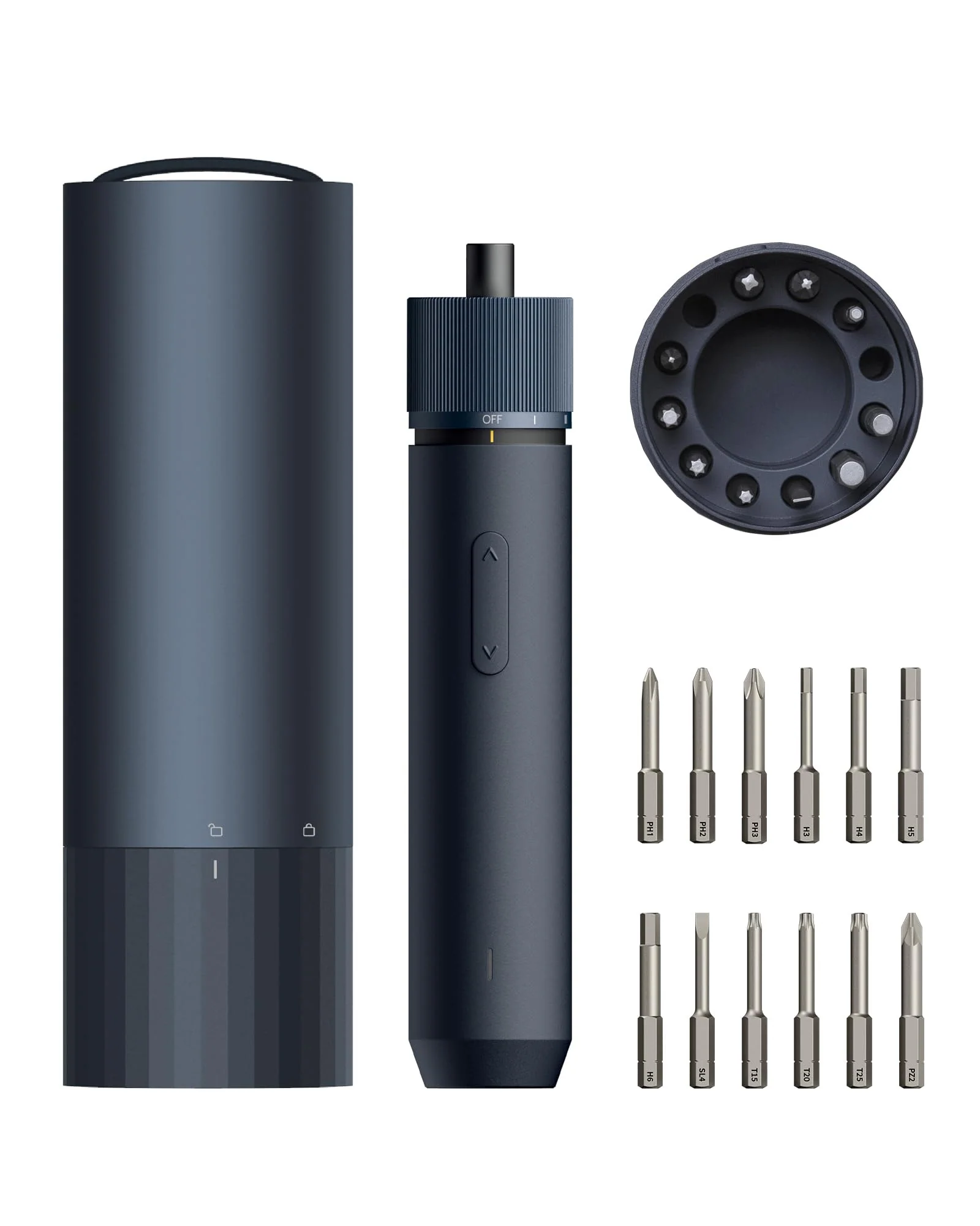 HOTO - 40 Piece Household Tool Kit - Zestaw Narzędzi Domowych z Wkrętakiem 3.6V - Image 2