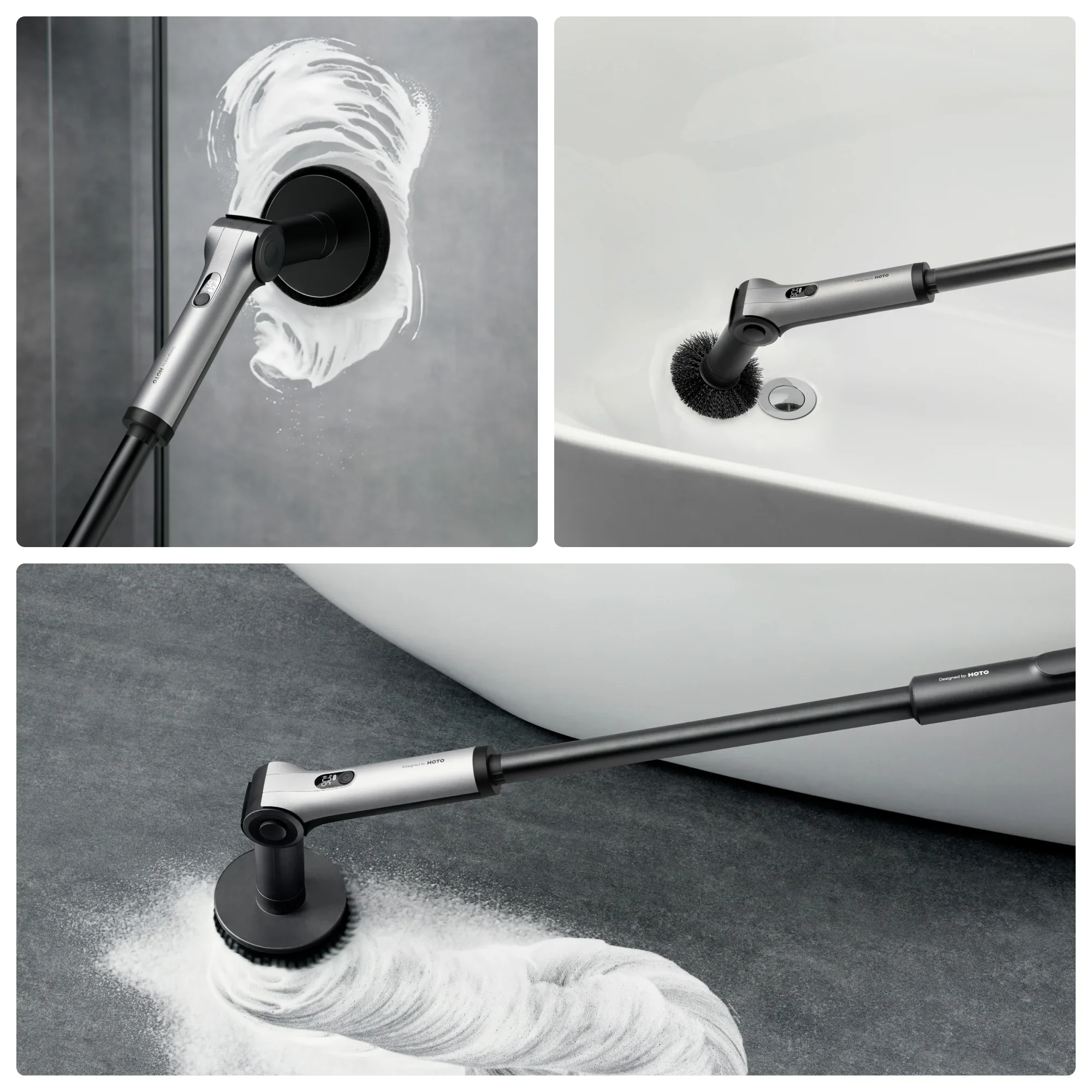 HOTO - HOTO Flexi™ Cordless Spin Scrubber - Wielofunkcyjna Szczotka Elektryczna - Image 6
