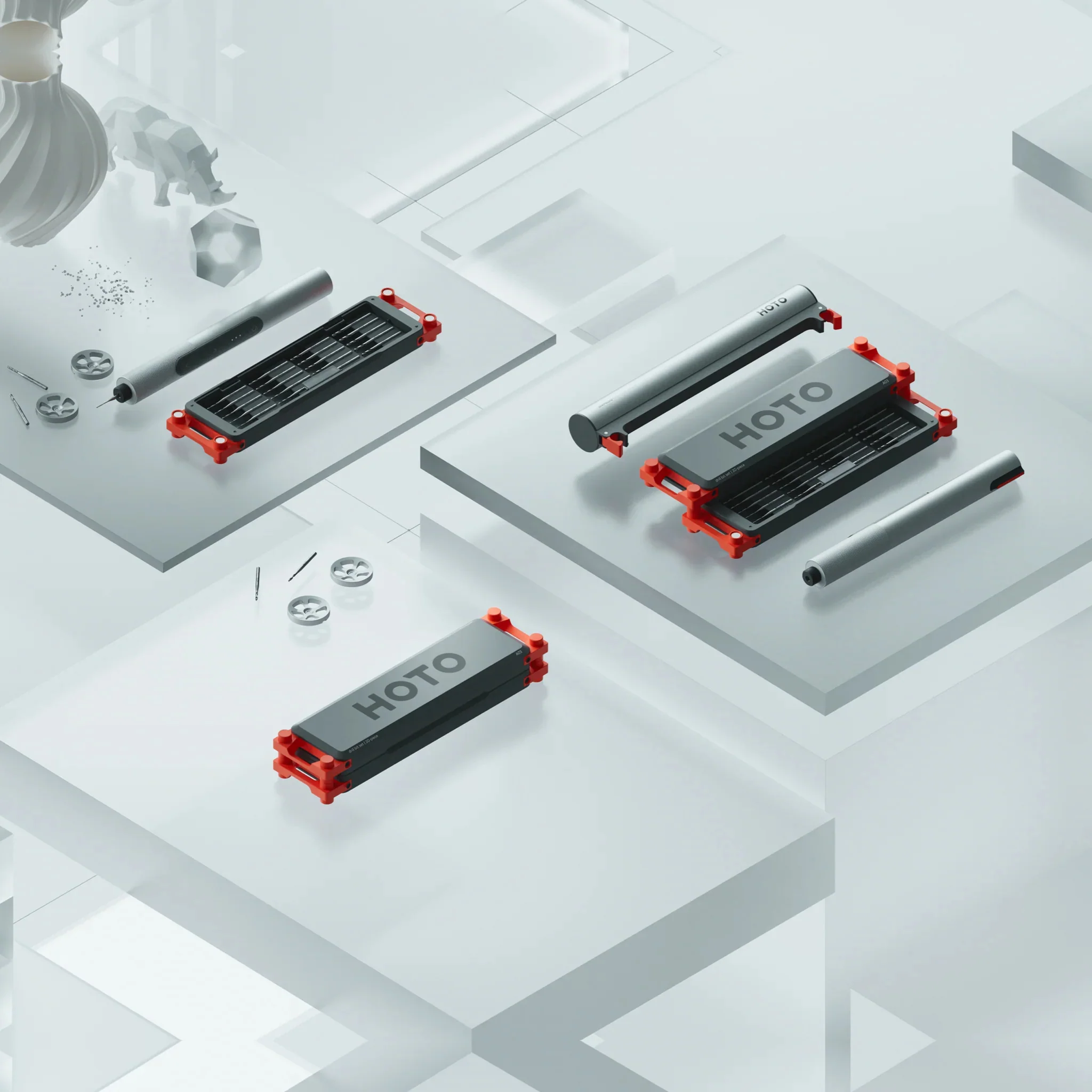Hoto - SNAPBLOQ™ D-A03 - Electric Mini Drill Set (20-Piece) - Precyzyjna Mini Wiertarka Bezszczotkowa - Image 2
