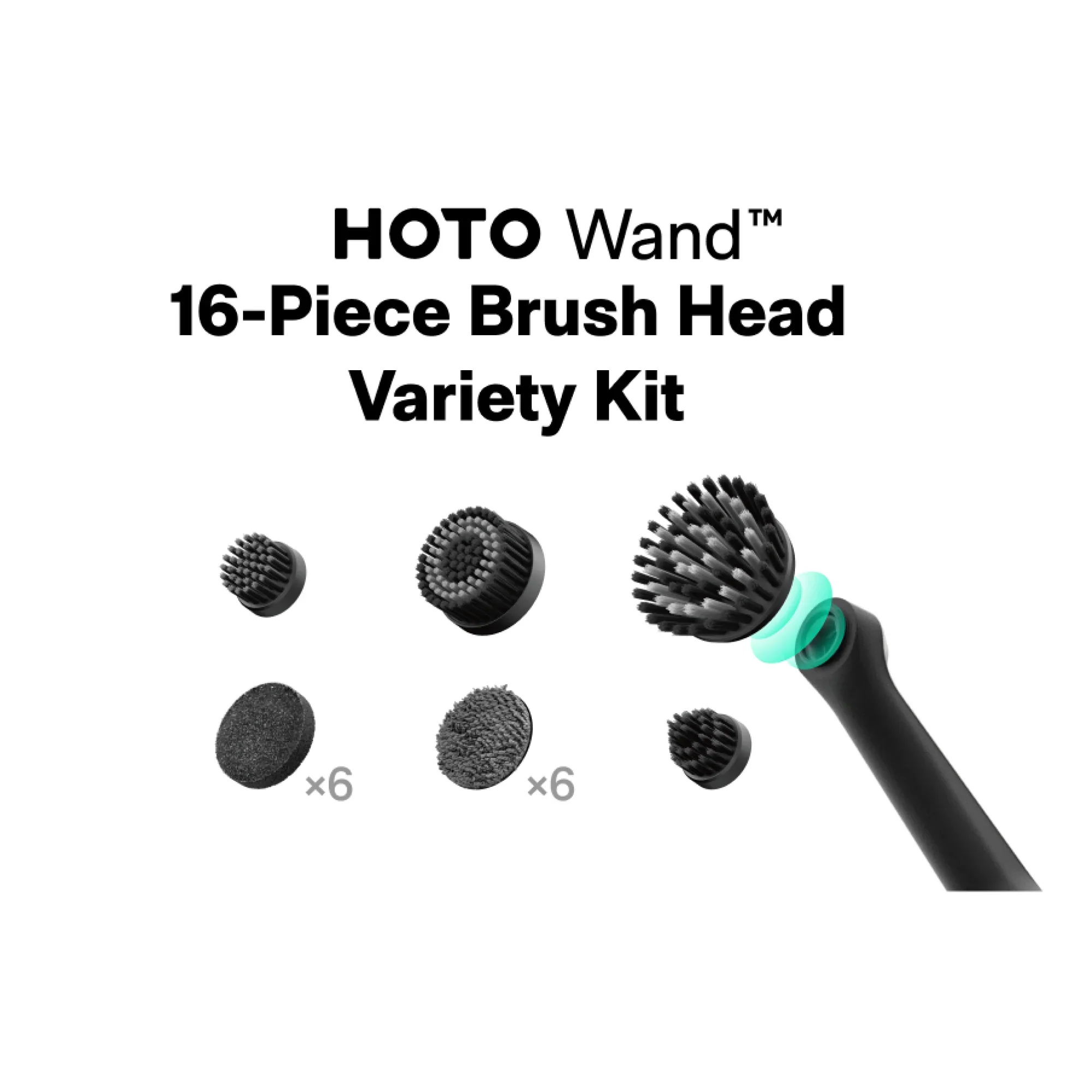 HOTO - Wand Replacement Accessories - Pełny Zestaw Akcesoriów (16 szt.) - Image 2