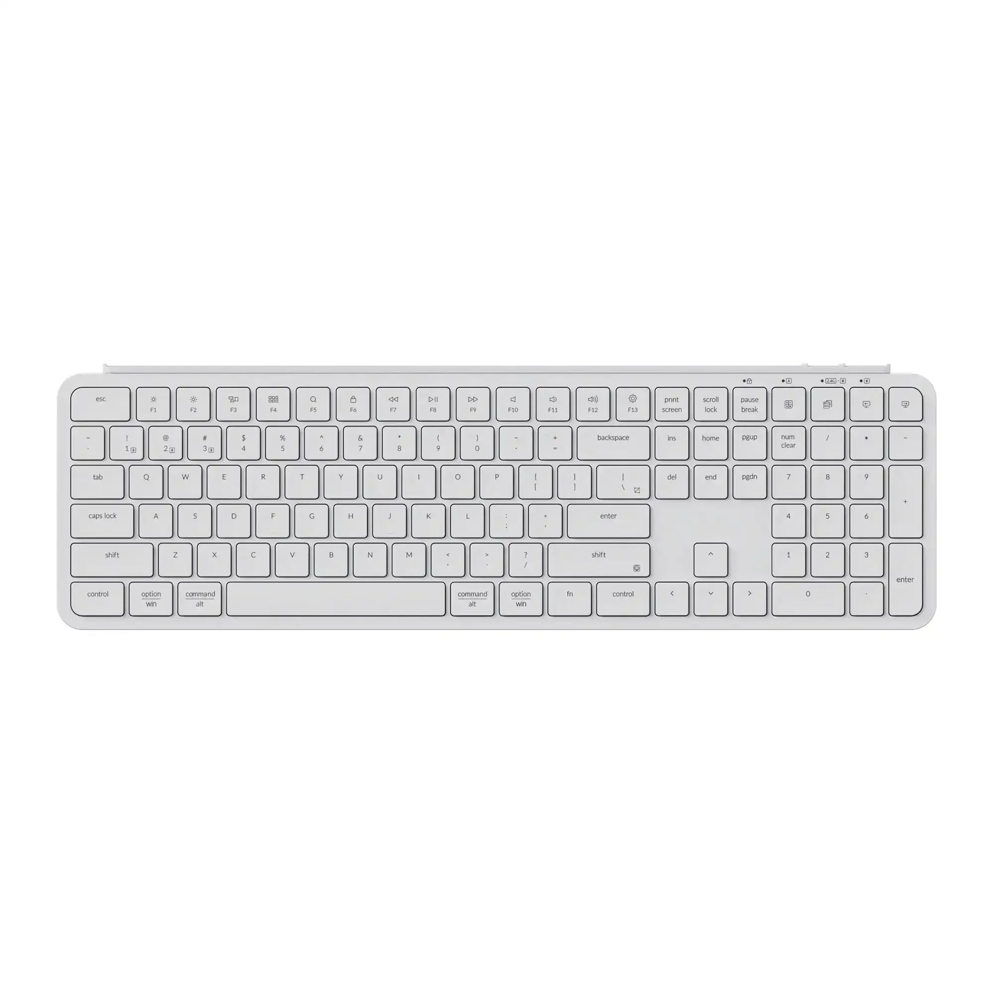 Keychron - B6 Pro Ultra-Slim Wireless Keyboard - Niskoprofilowa Klawiatura Bezprzewodowa - Image 3