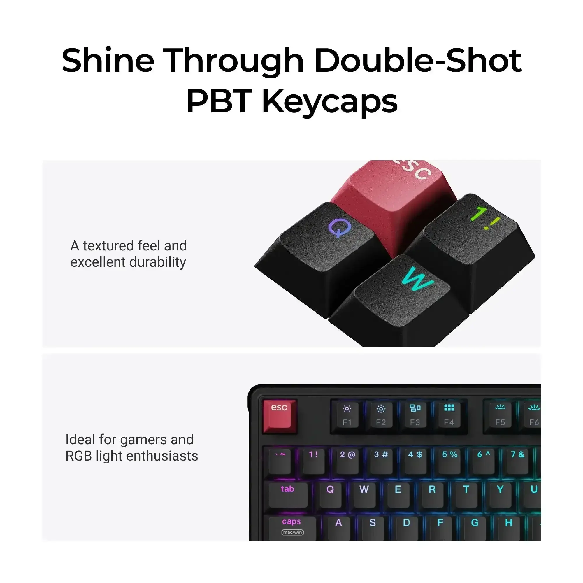 Keychron - C3 Pro 8K QMK Wired Custom Mechanical Keyboard - Przewodowa Klawiatura Mechaniczna - Image 7