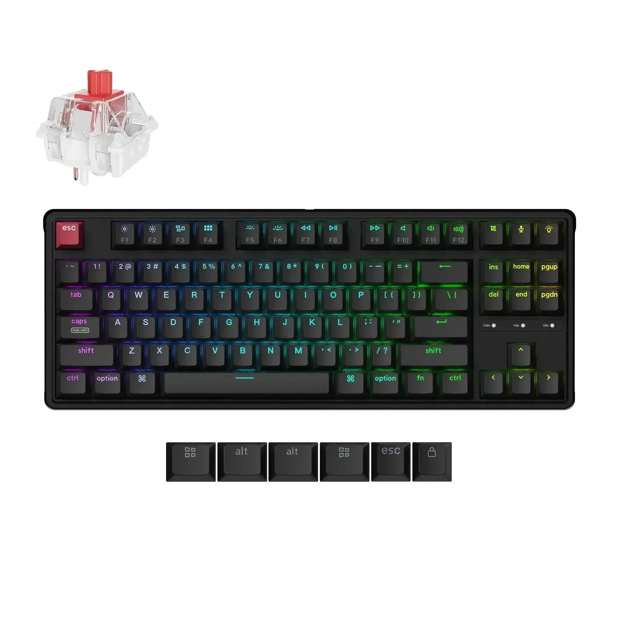 Keychron - C3 Pro 8K QMK Wired Custom Mechanical Keyboard - Przewodowa Klawiatura Mechaniczna - Image 8