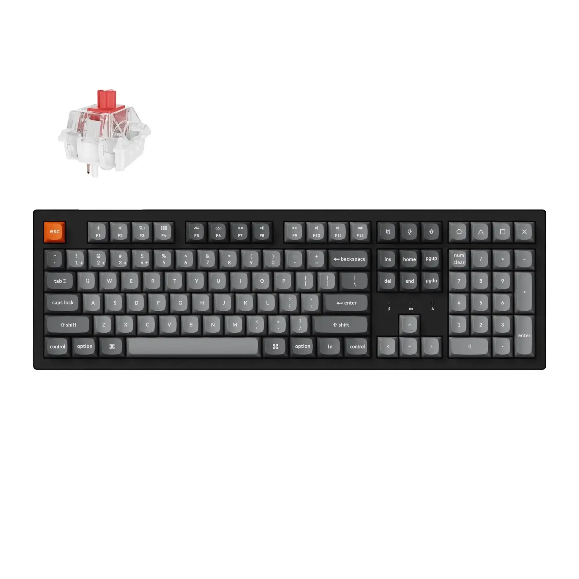 Keychron - K10 Max QMK Wireless Mechanical Keyboard - Klawiatura Mechaniczna - Image 4