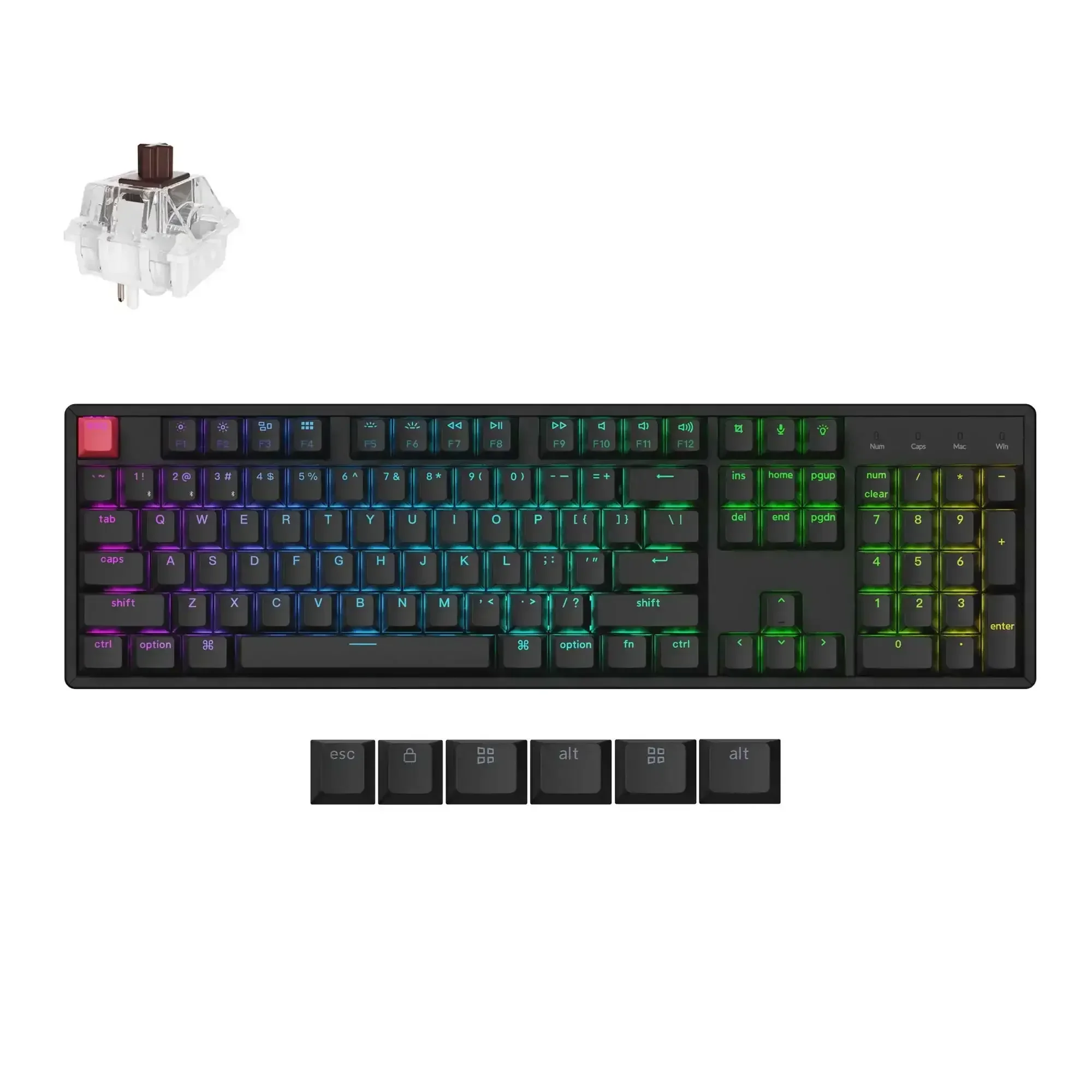 Keychron - K10 QMK Wireless Mechanical Keyboard (Version 2) - Bezprzewodowa Klawiatura Mechaniczna - Image 8