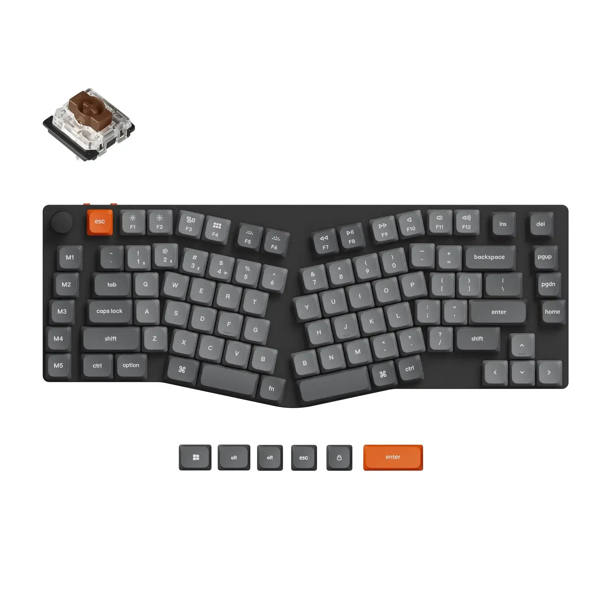 Keychron - K15 Max (Alice Layout) QMK Wireless Custom Mechanical Keyboard - Image 3