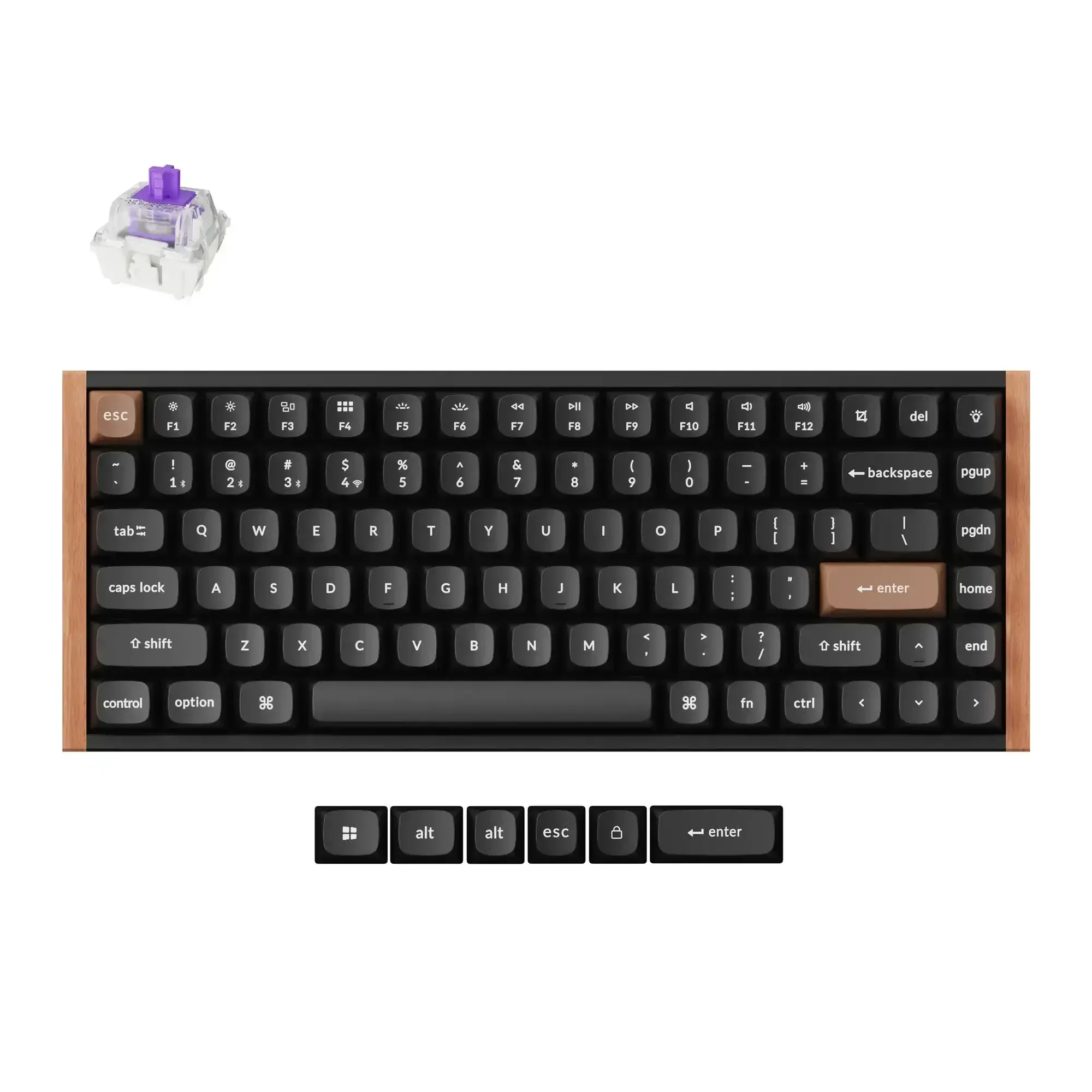 Keychron - K2 HE Wireless Magnetic Switch Custom Keyboard - Magnetyczna Klawiatura Bezprzewodowa