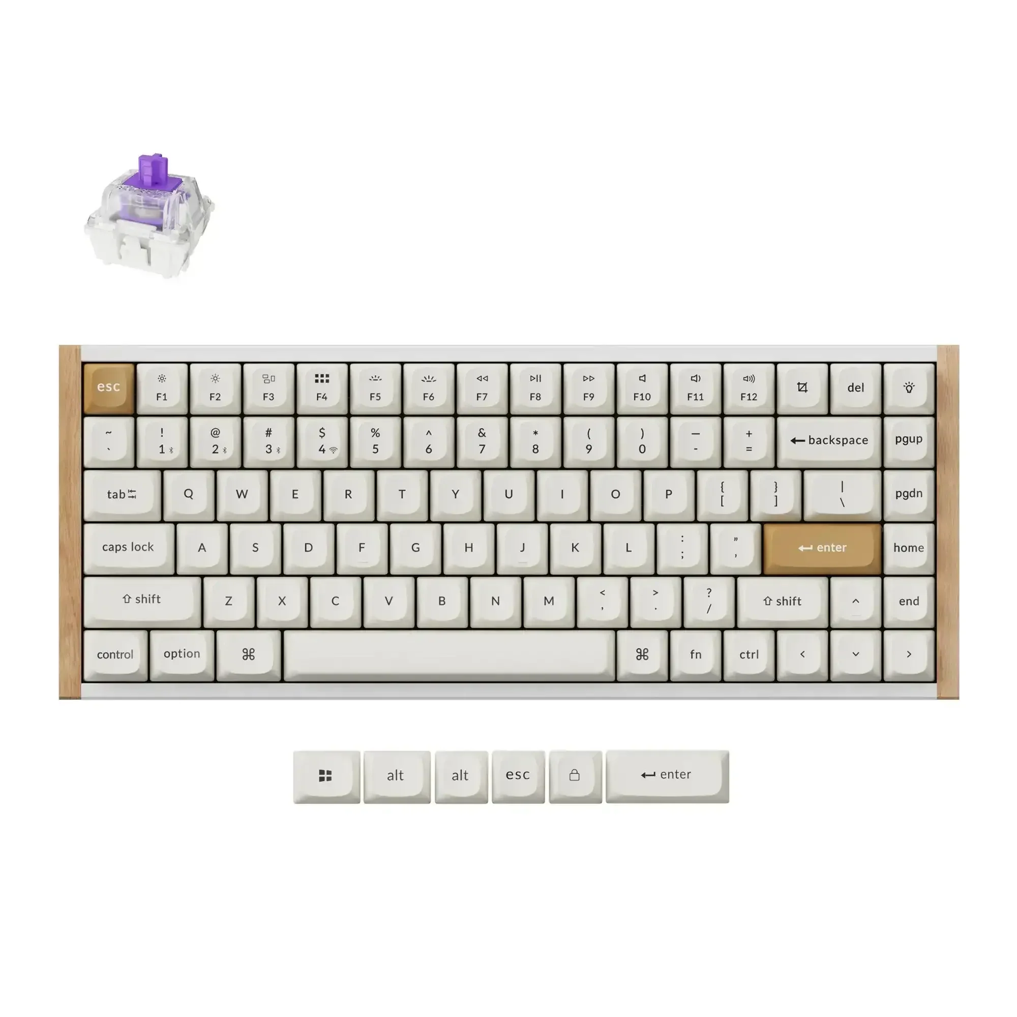 Keychron - K2 HE Wireless Magnetic Switch Custom Keyboard - Magnetyczna Klawiatura Bezprzewodowa - Image 3
