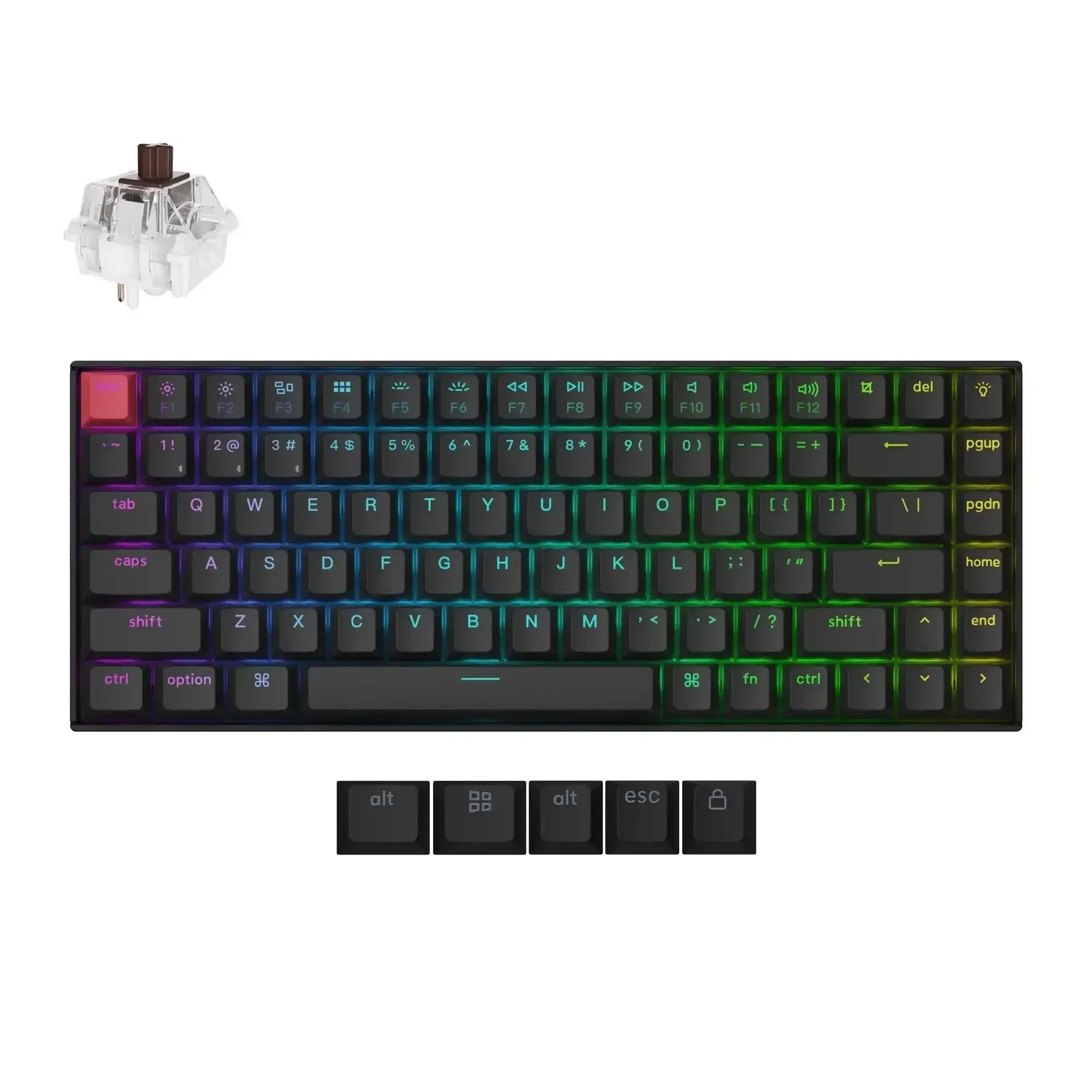 Keychron - K2 QMK Wireless Mechanical Keyboard Version 3 - Bezprzewodowa Klawiatura Mechaniczna - Image 2
