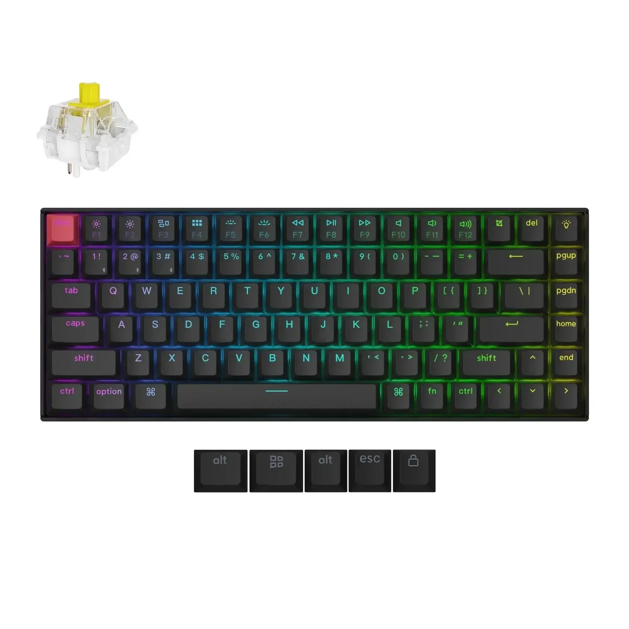 Keychron - K2 QMK Wireless Mechanical Keyboard Version 3 - Bezprzewodowa Klawiatura Mechaniczna - Image 3