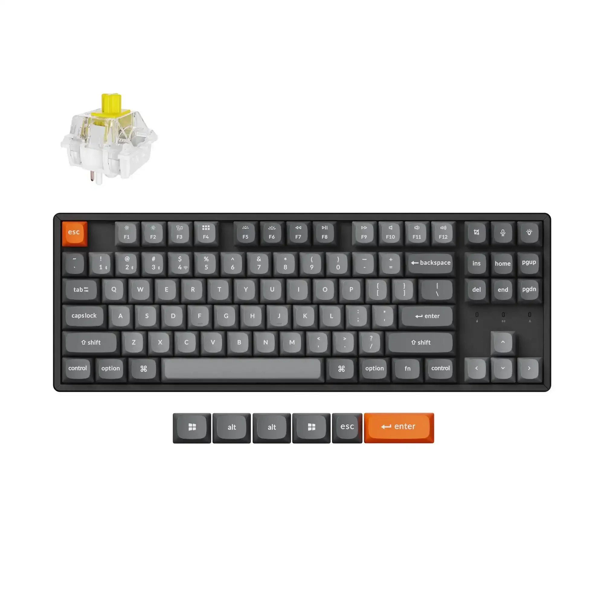 Keychron - K8 Max QMK Wireless Mechanical Keyboard - Bezprzewodowa Klawiatura Mechaniczna - Image 6