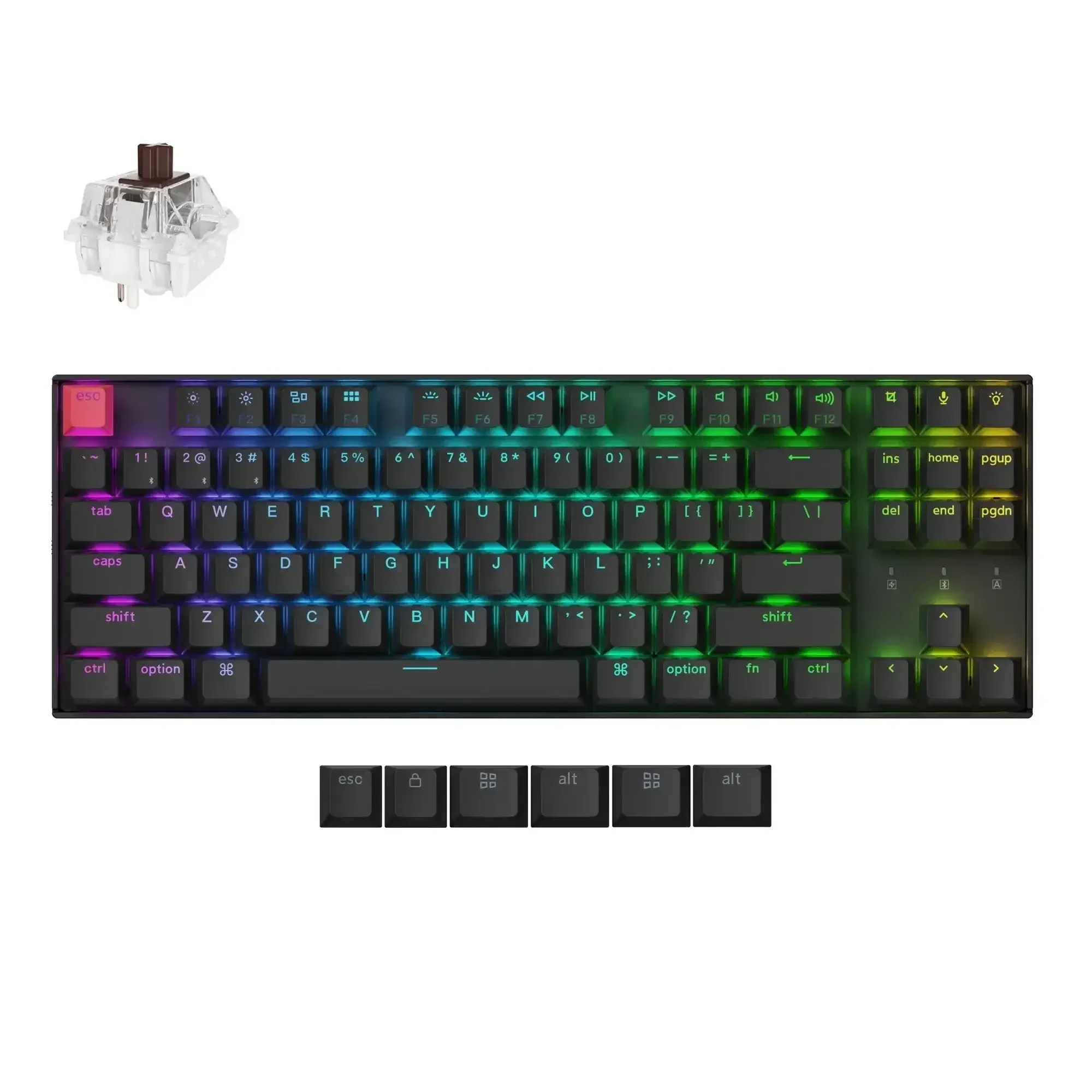 Keychron - K8 QMK Wireless Mechanical Keyboard (Version 2) - Bezprzewodowa Klawiatura - Image 2