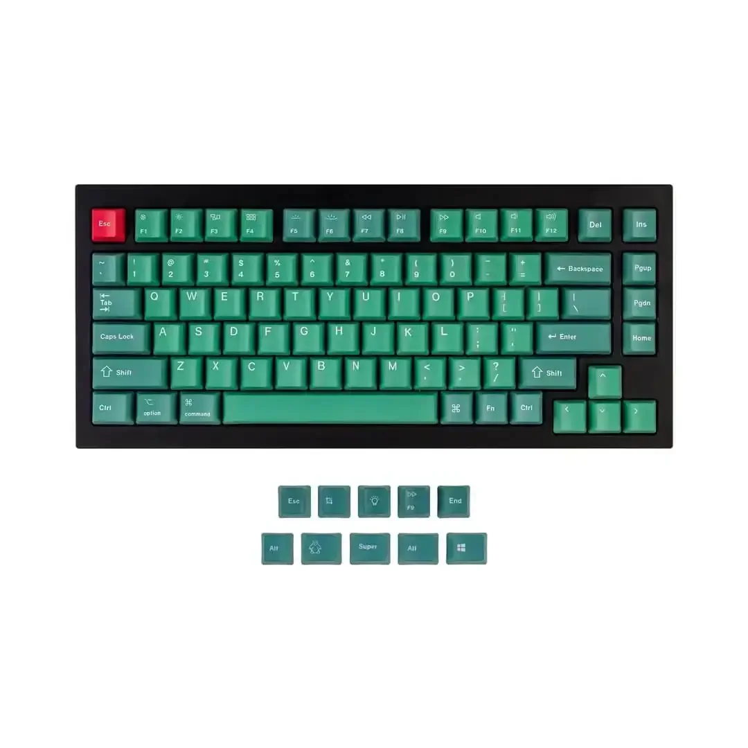 Keychron Keycaps - Q1 & K2 OEM Dye-Sub PBT Keycap Set - Forest