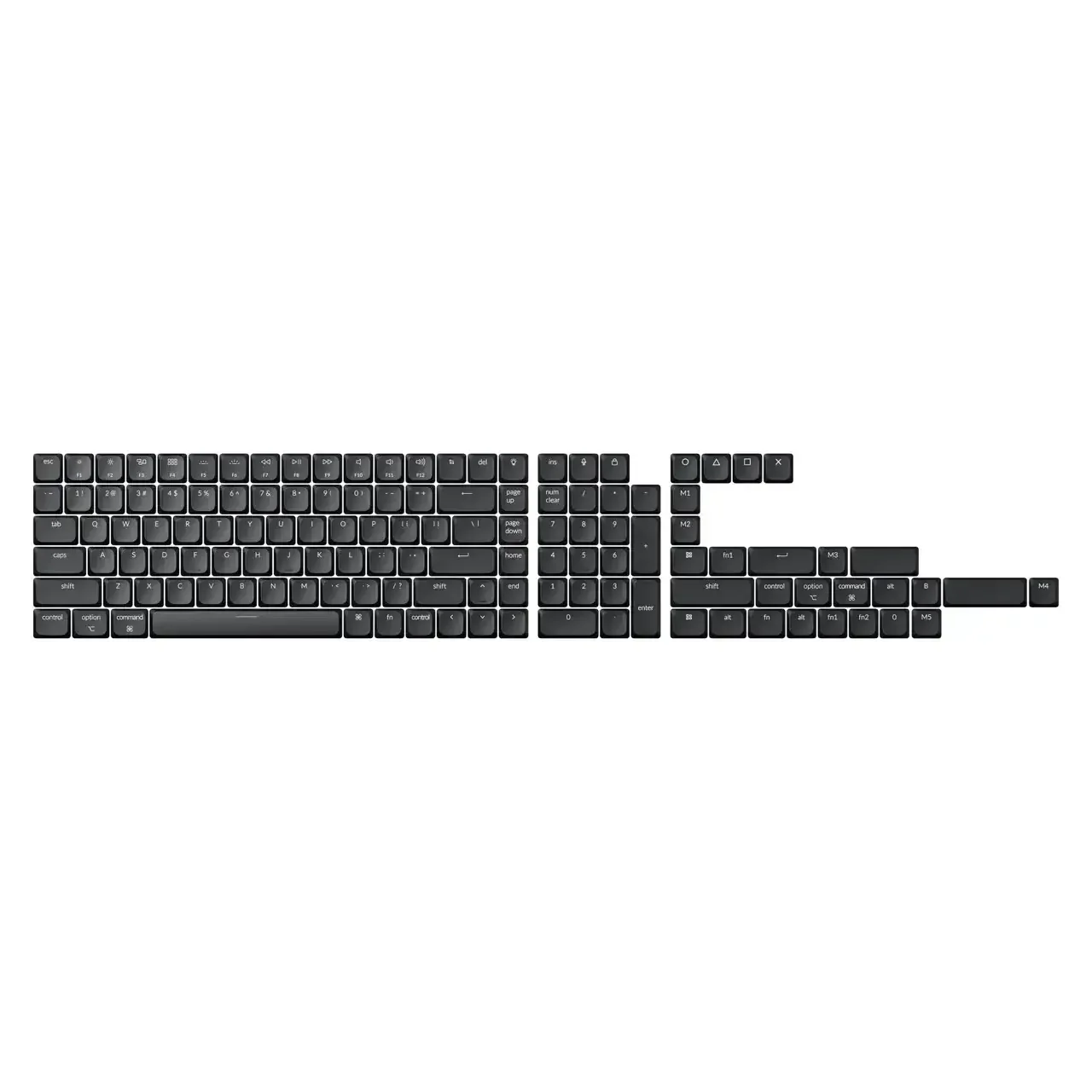 Keychron - Low Profile ABS LSA Full Set Keycap Set - Keycaps do klawiatur niskoprofilowych - Image 2