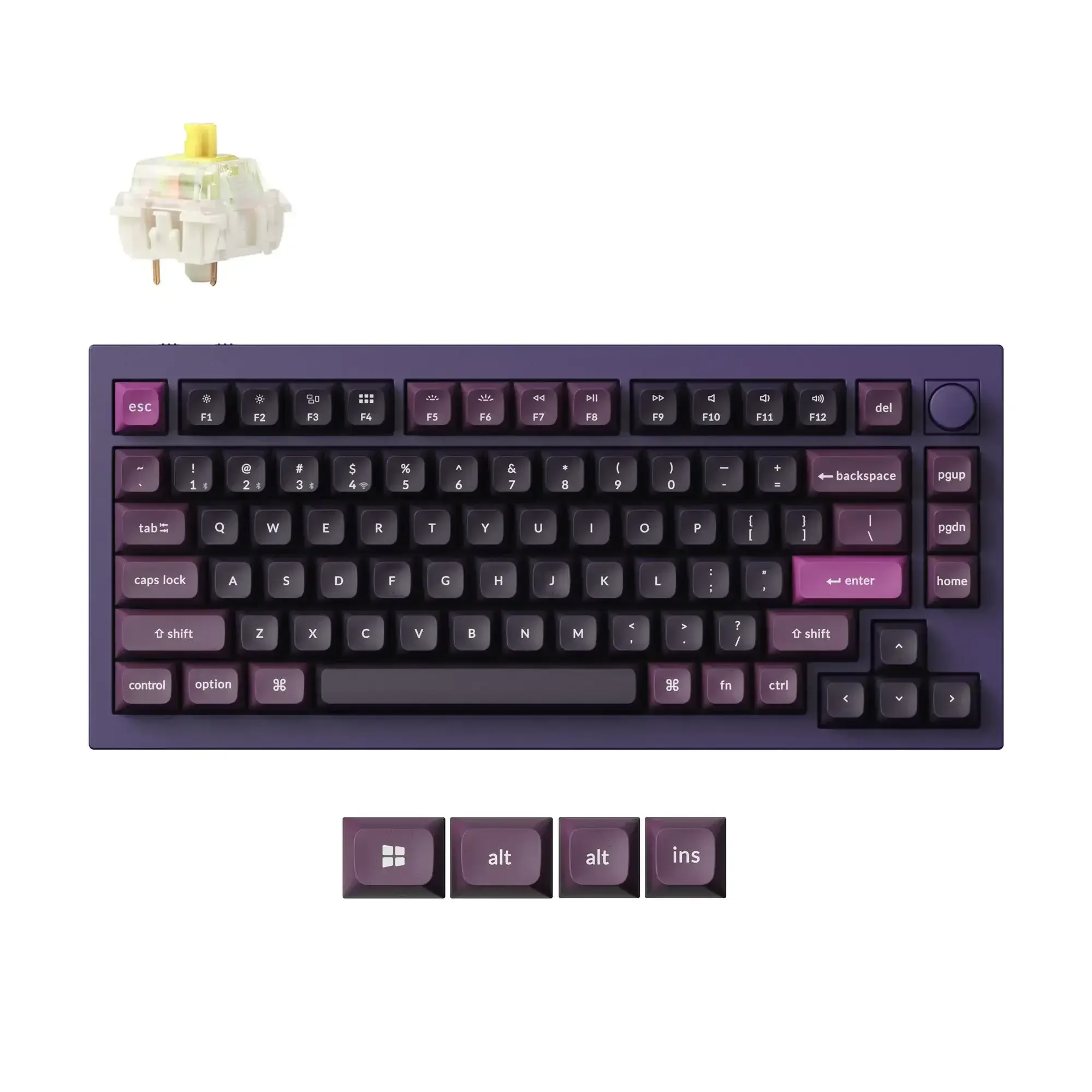 Keychron - Q1 Max QMK/VIA Wireless Custom Mechanical Keyboard - Image 16