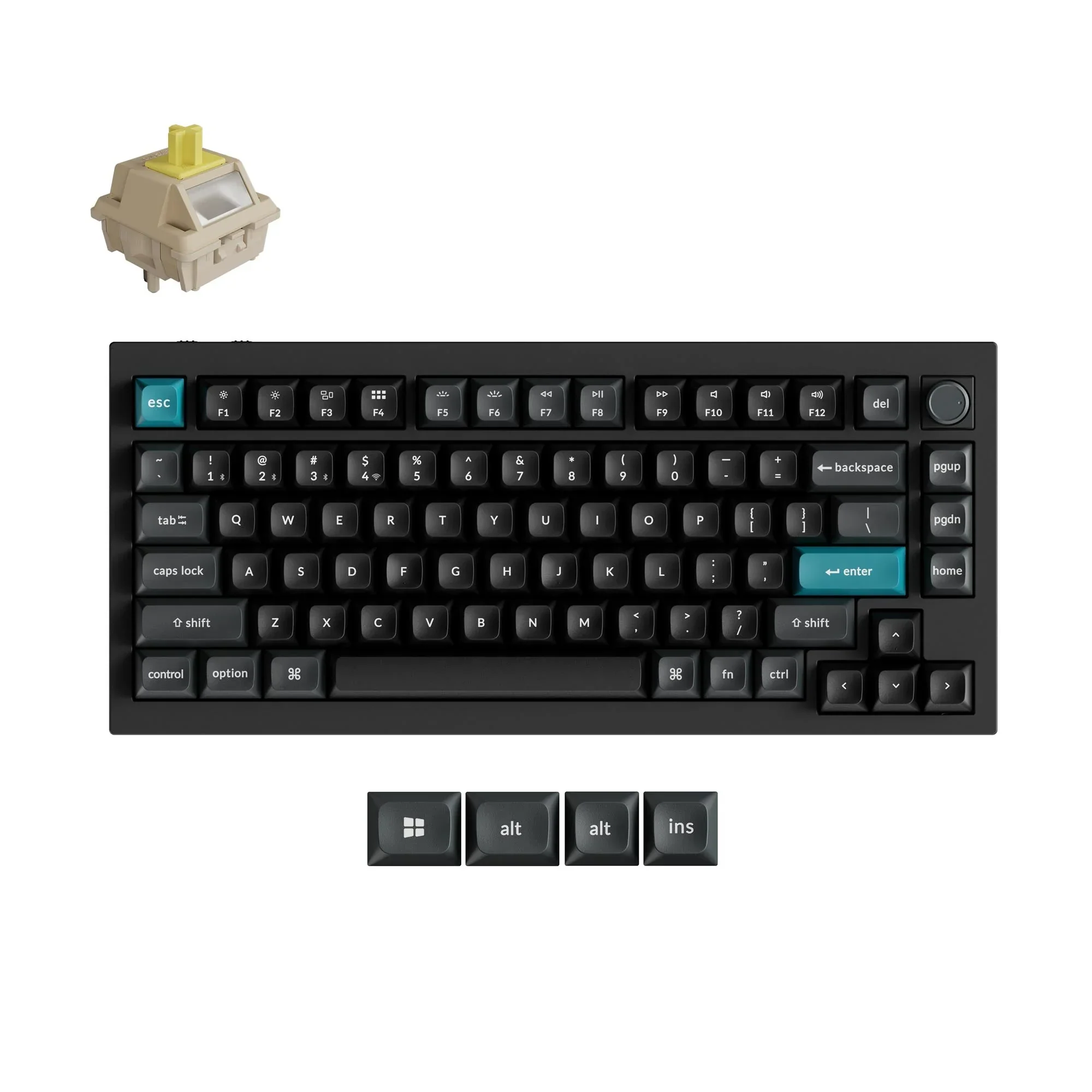 Keychron - Q1 Ultra 8K Wireless Custom Mechanical Keyboard - Bezprzewodowa Klawiatura Mechaniczna - Image 3