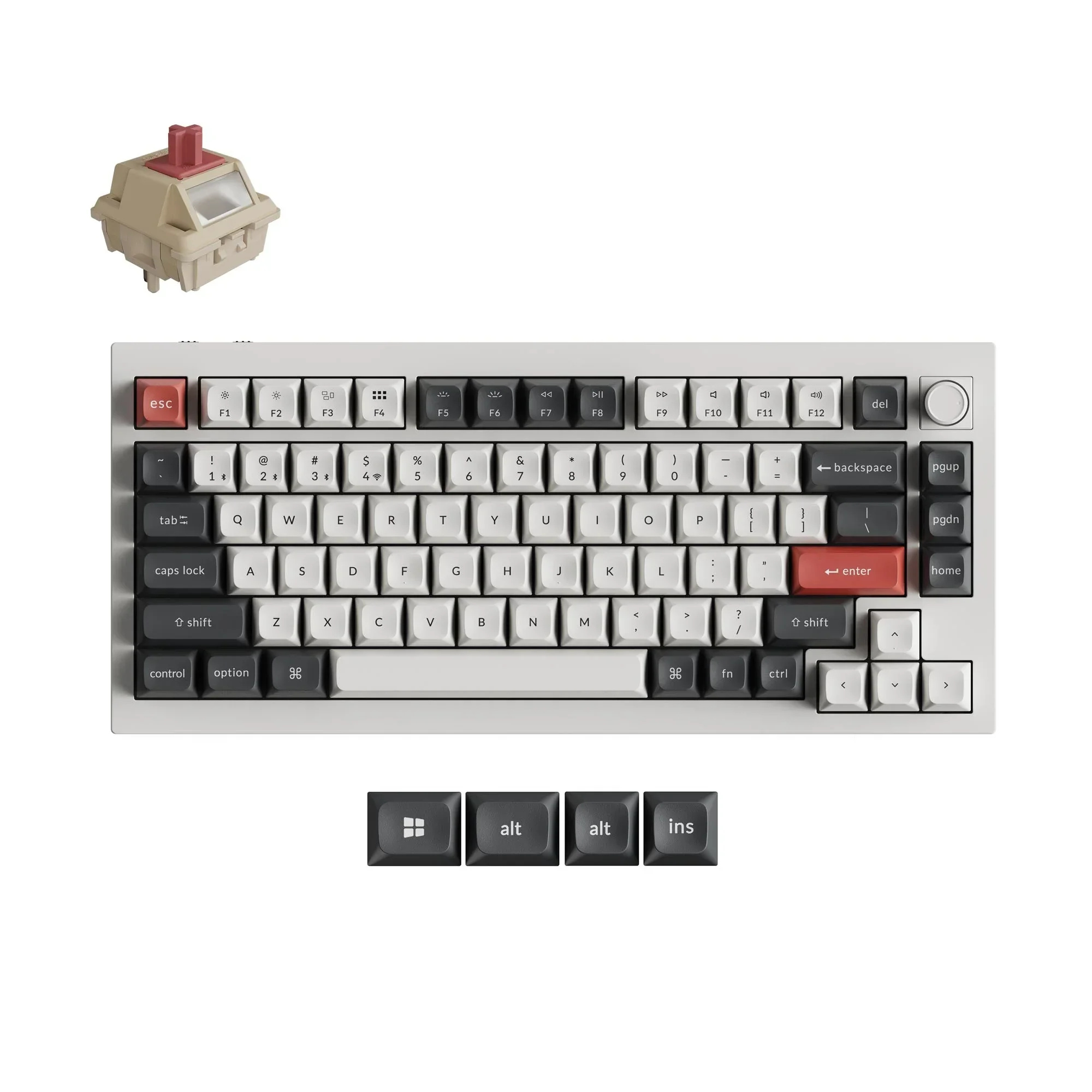 Keychron - Q1 Ultra 8K Wireless Custom Mechanical Keyboard - Bezprzewodowa Klawiatura Mechaniczna - Image 4