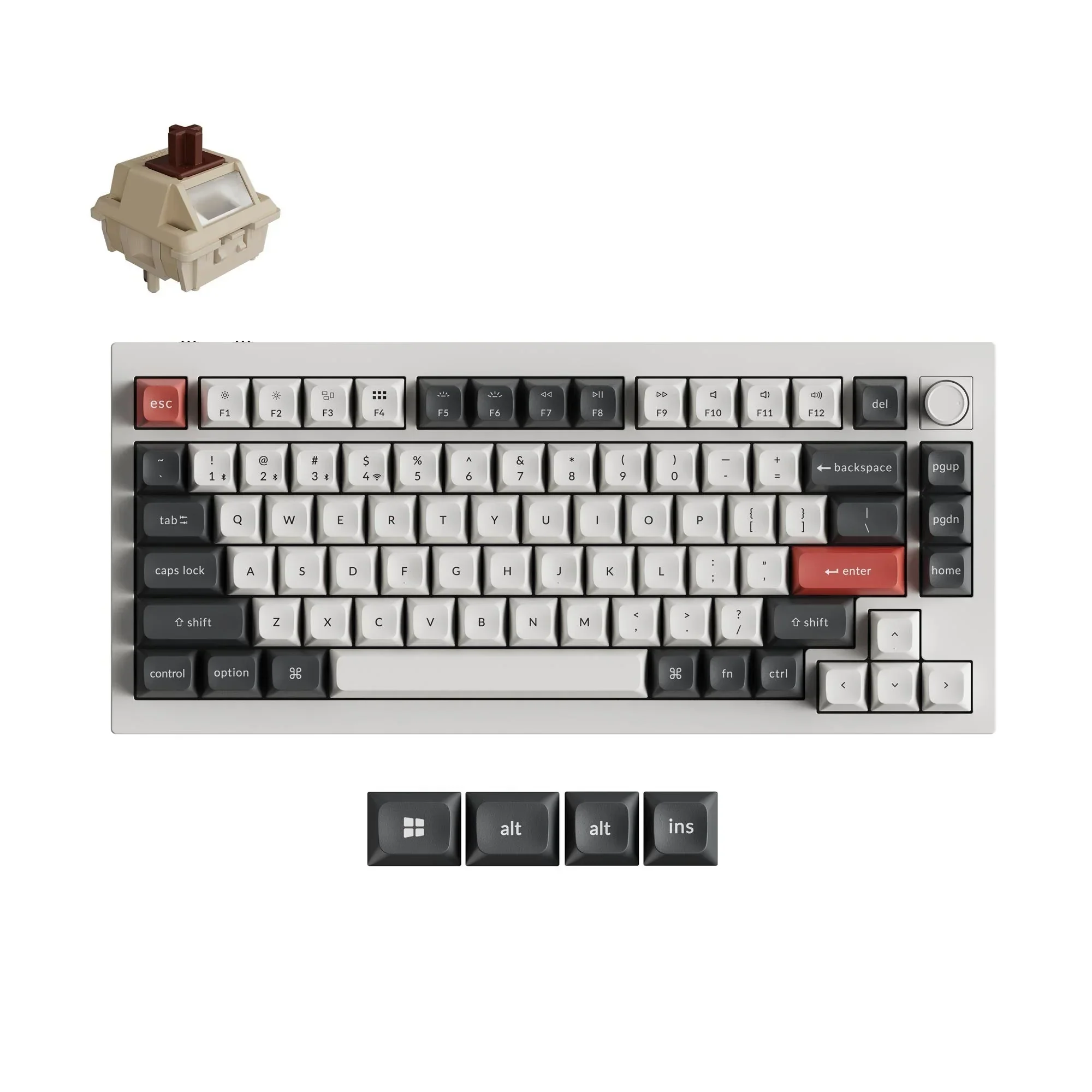 Keychron - Q1 Ultra 8K Wireless Custom Mechanical Keyboard - Bezprzewodowa Klawiatura Mechaniczna - Image 5