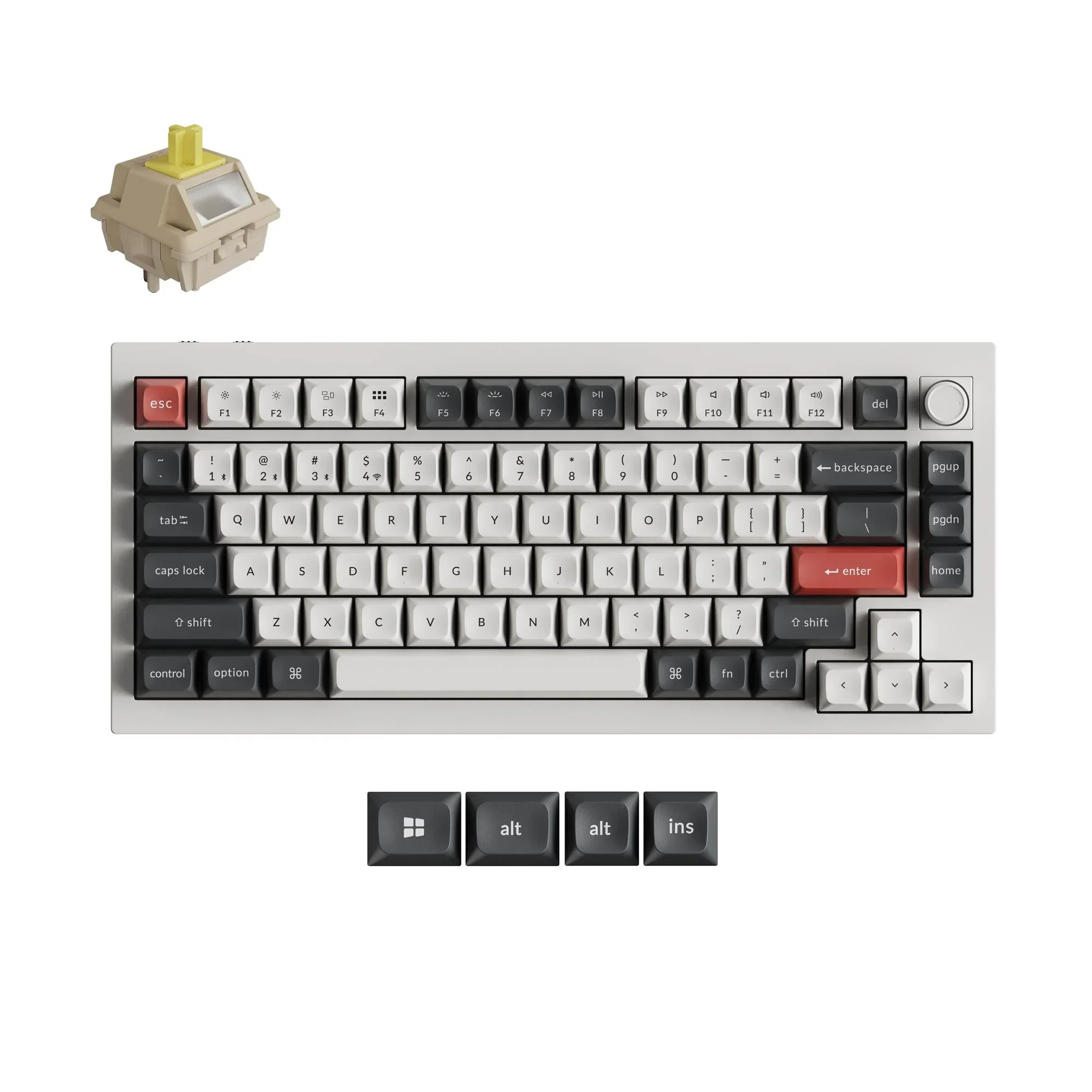 Keychron - Q1 Ultra 8K Wireless Custom Mechanical Keyboard - Bezprzewodowa Klawiatura Mechaniczna - Image 6