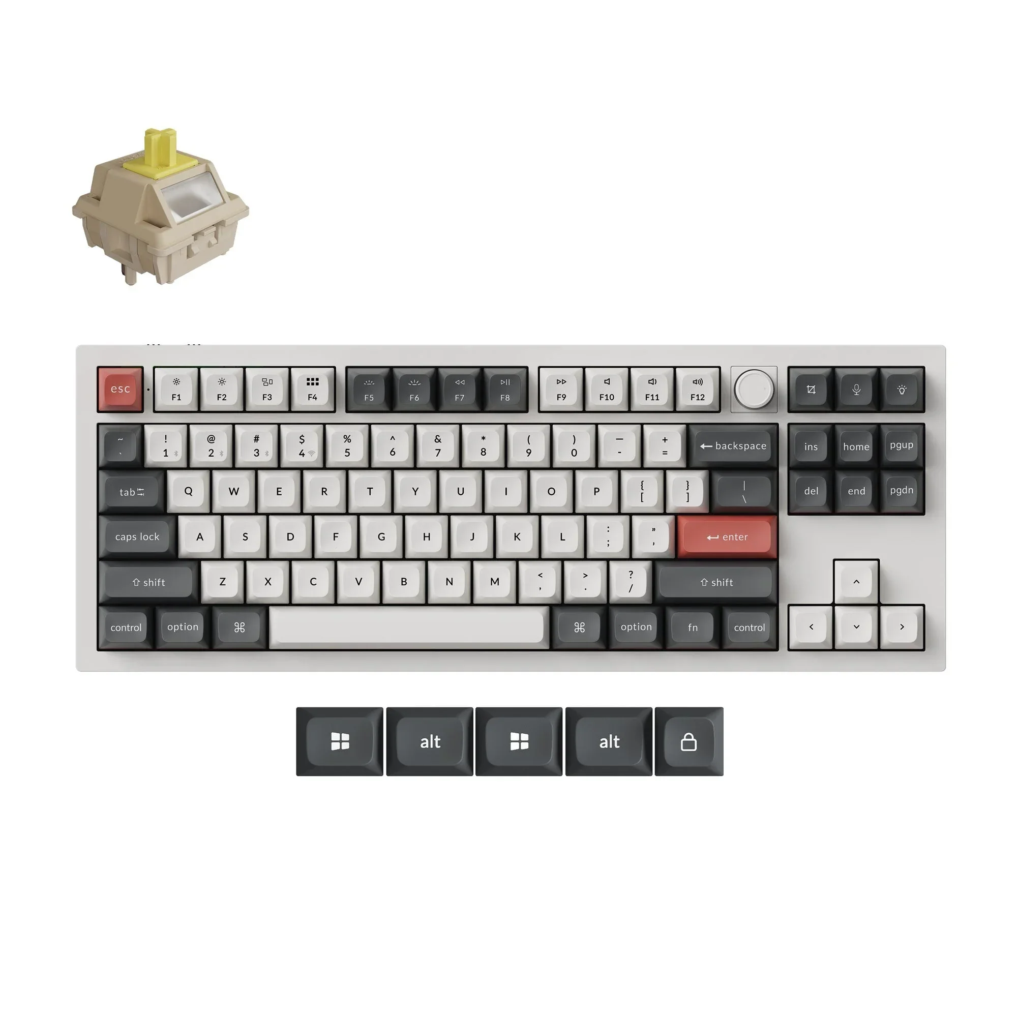 Keychron - Q3 Ultra 8K Wireless Custom Mechanical Keyboard - Bezprzewodowa Klawiatura Mechaniczna - Image 6