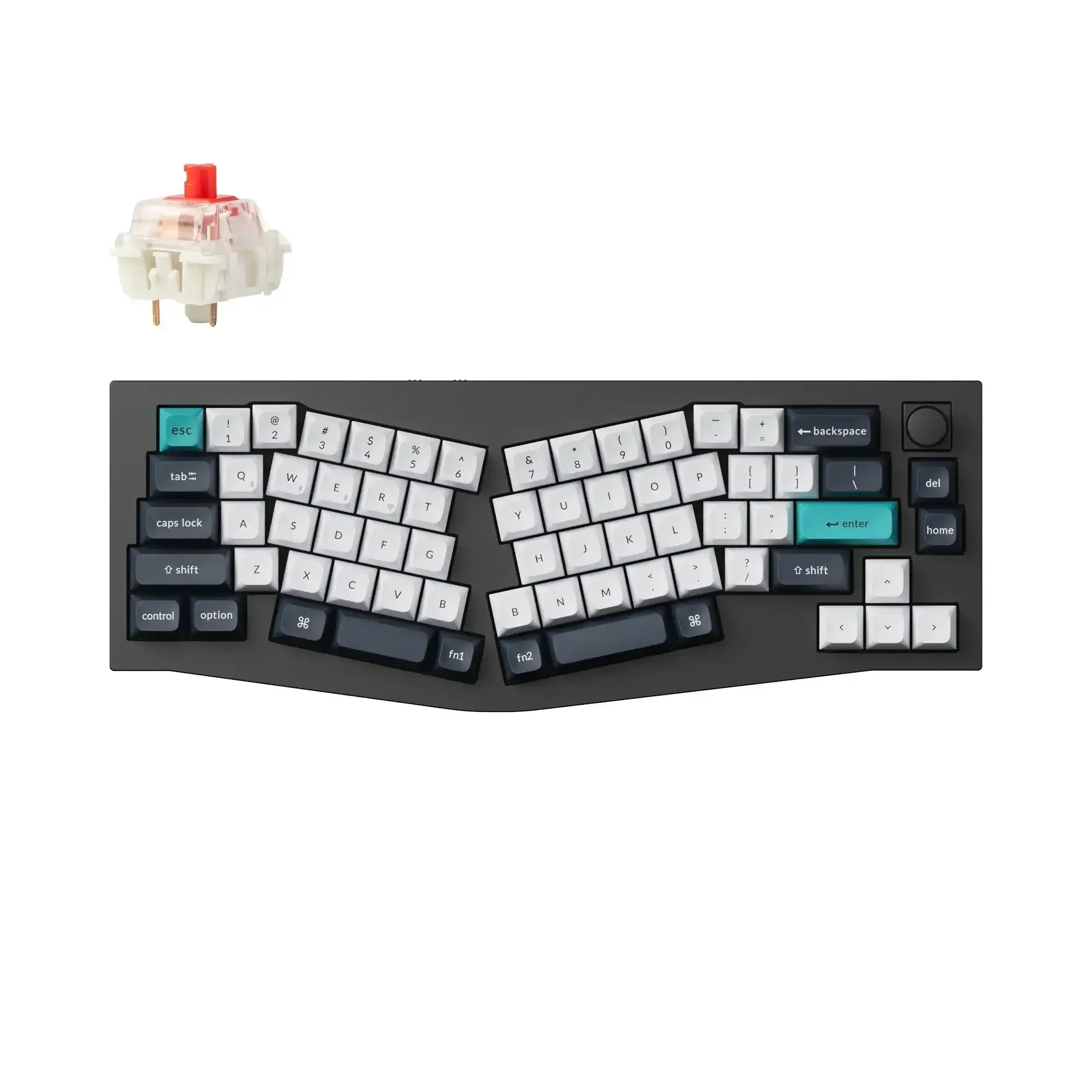 Keychron - Q8 Max (Alice Layout) QMK/VIA Wireless Custom Mechanical Keyboard - Image 4