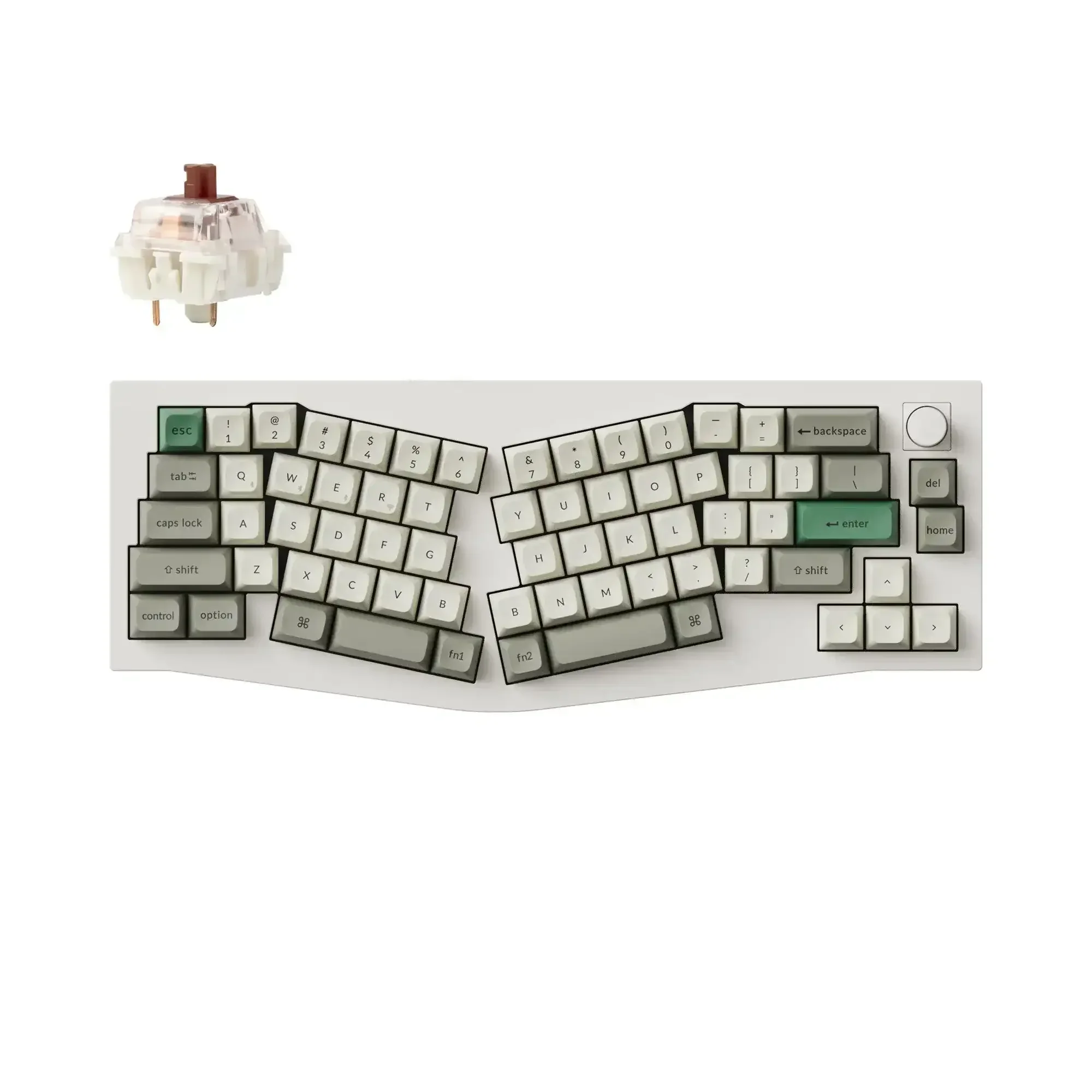 Keychron - Q8 Max (Alice Layout) QMK/VIA Wireless Custom Mechanical Keyboard - Image 6