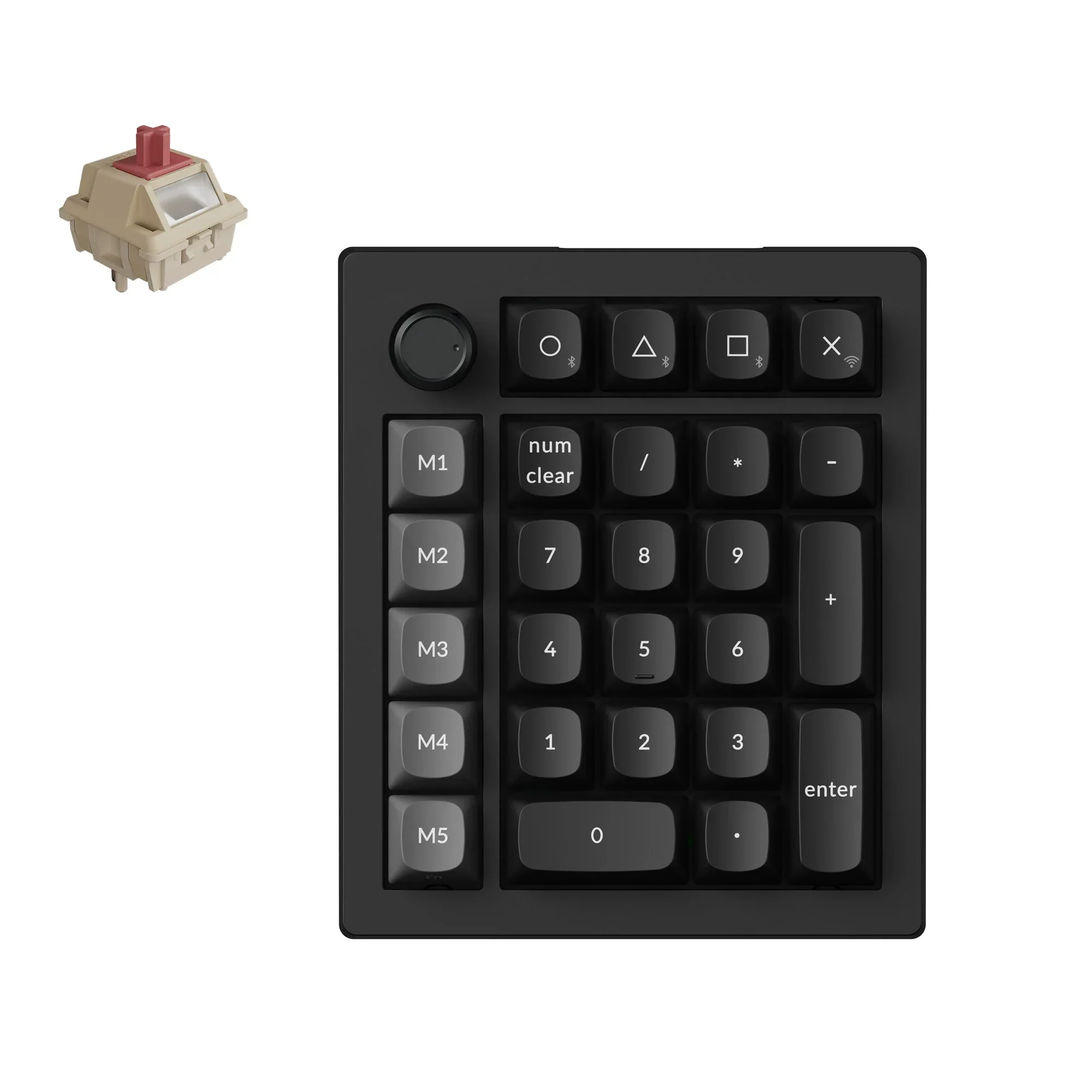 Keychron - V0 Ultra 8K Wireless Custom Number Pad - Bezprzewodowy Numpad Mechaniczny