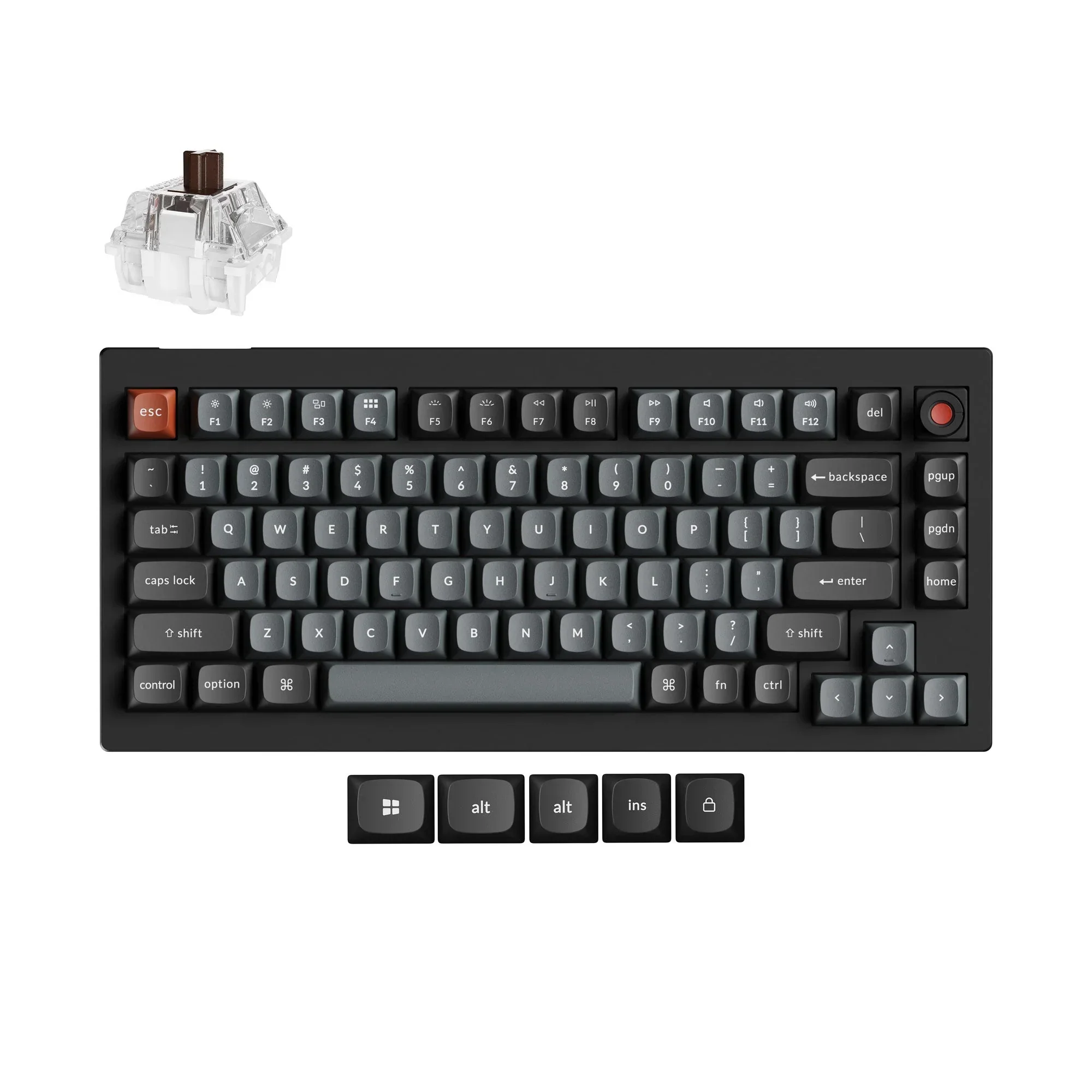 Keychron - V1 8K QMK Wired Custom Mechanical Keyboard - Przewodowa Klawiatura Mechaniczna - Image 2