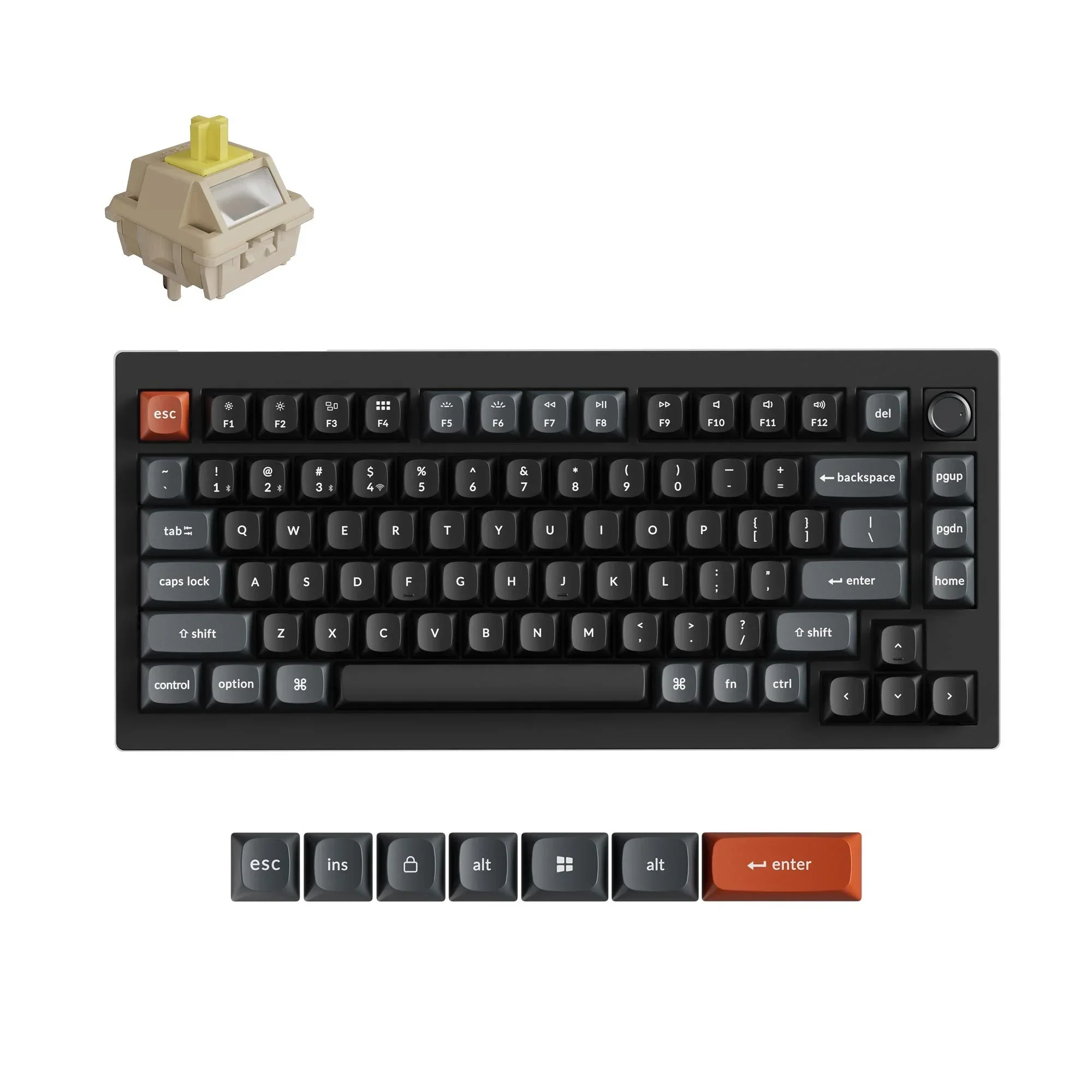 Keychron - V1 Ultra 8K Wireless Custom Mechanical Keyboard - Bezprzewodowa Klawiatura Mechaniczna - Image 2