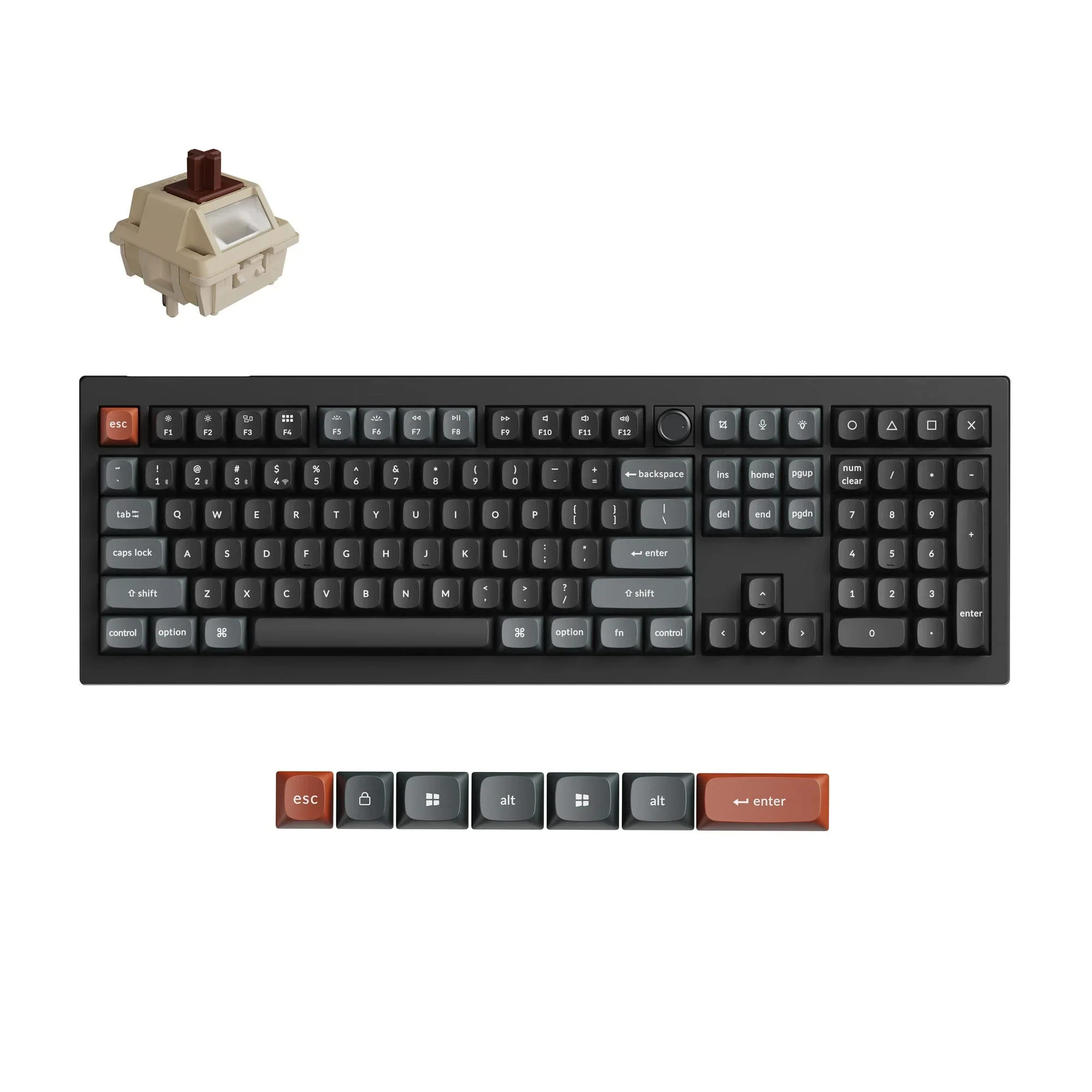 Keychron - V6 Ultra 8K Wireless Custom Mechanical Keyboard - Bezprzewodowa Klawiatura Mechaniczna - Image 2