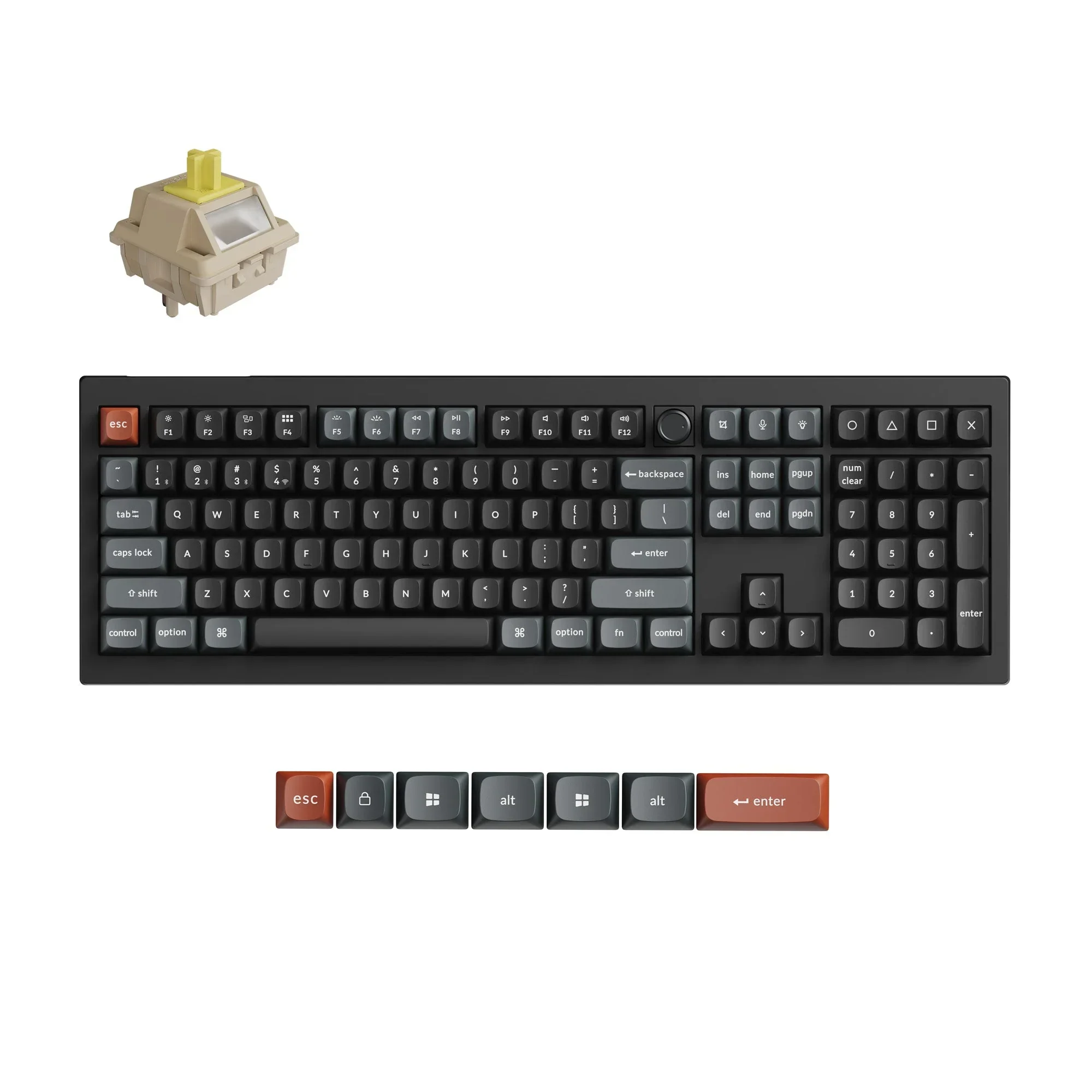 Keychron - V6 Ultra 8K Wireless Custom Mechanical Keyboard - Bezprzewodowa Klawiatura Mechaniczna - Image 3