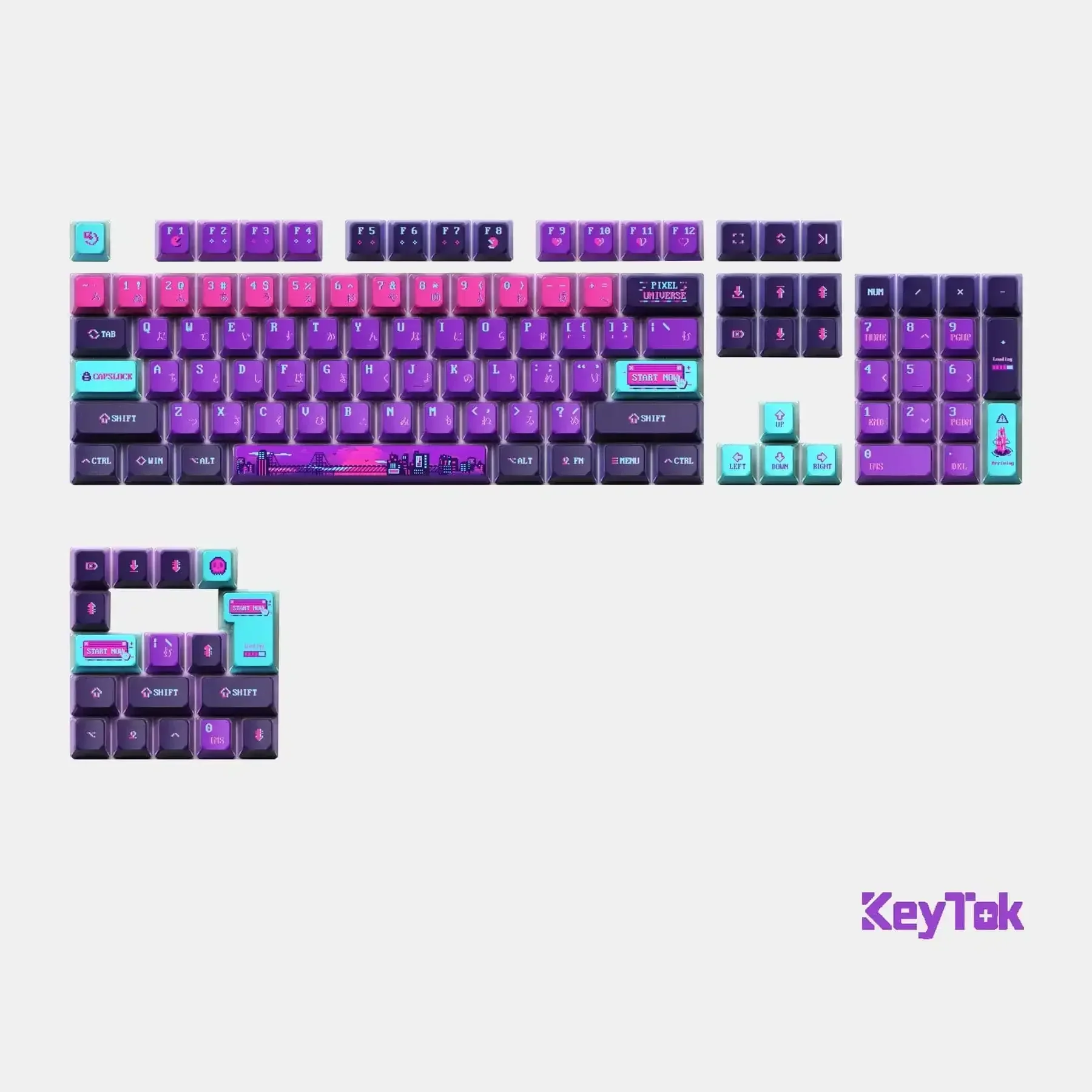 KeyTok - Pixel Dye-Sub KOL Keycaps - Image 2