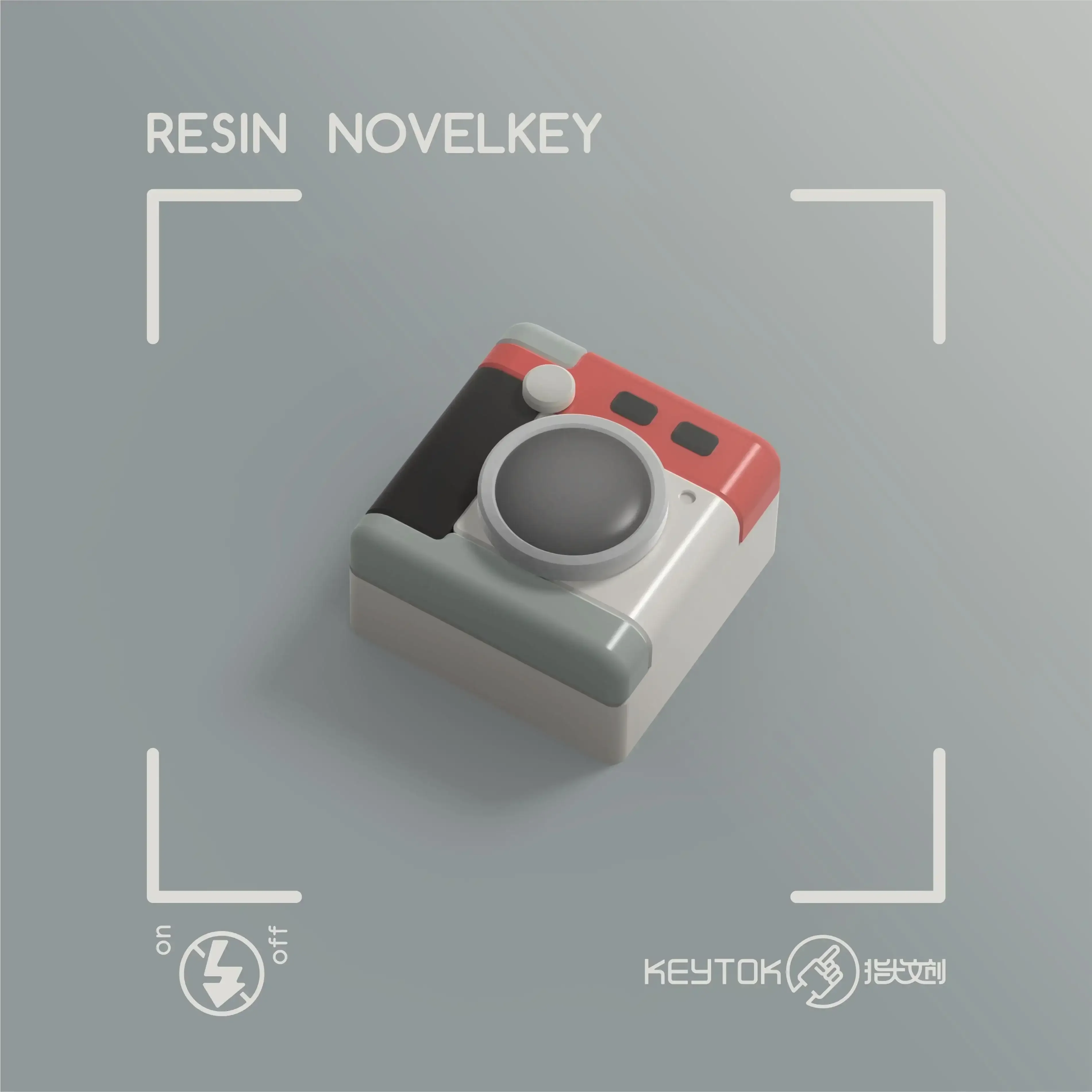KeyTok - Turn To 90's Resin Keycap - Image 2