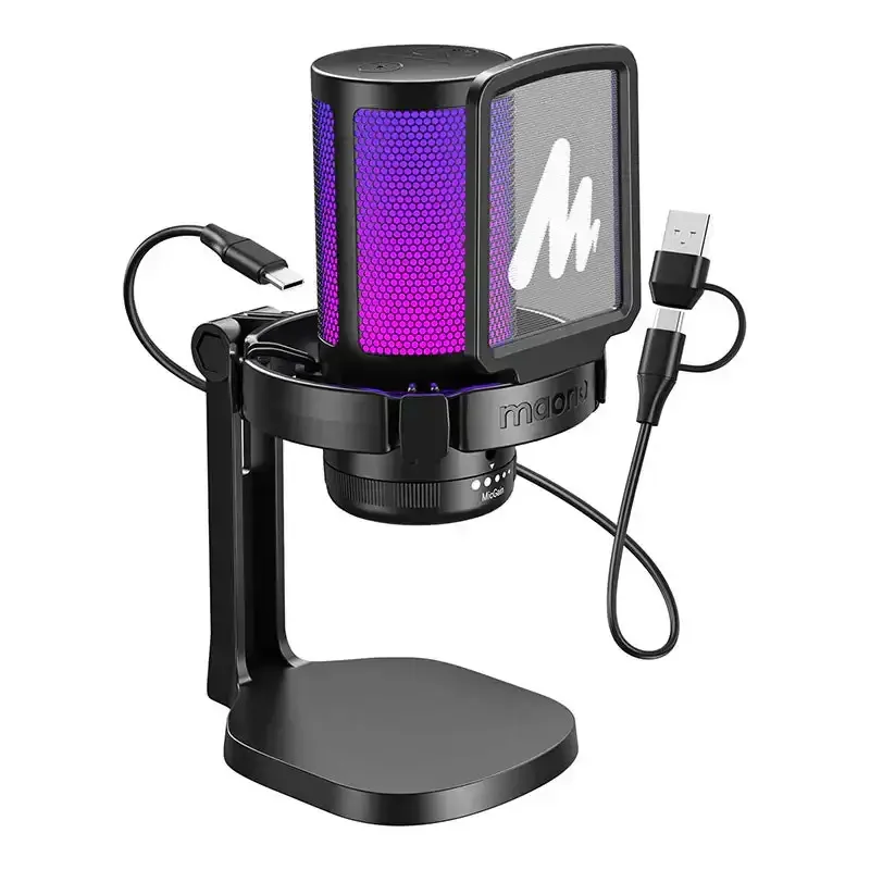 MAONO - DGM20 GamerWave Condenser USB Gaming RGB Microphone - Mikrofon Gamingowy - Image 4