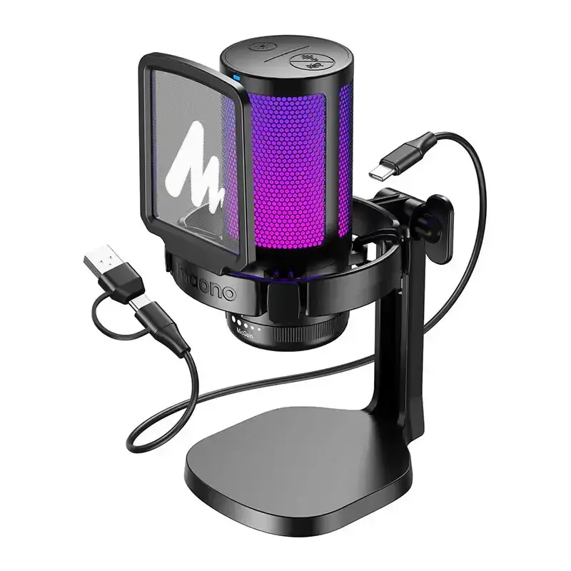 MAONO - DGM20 GamerWave Condenser USB Gaming RGB Microphone - Mikrofon Gamingowy - Image 5