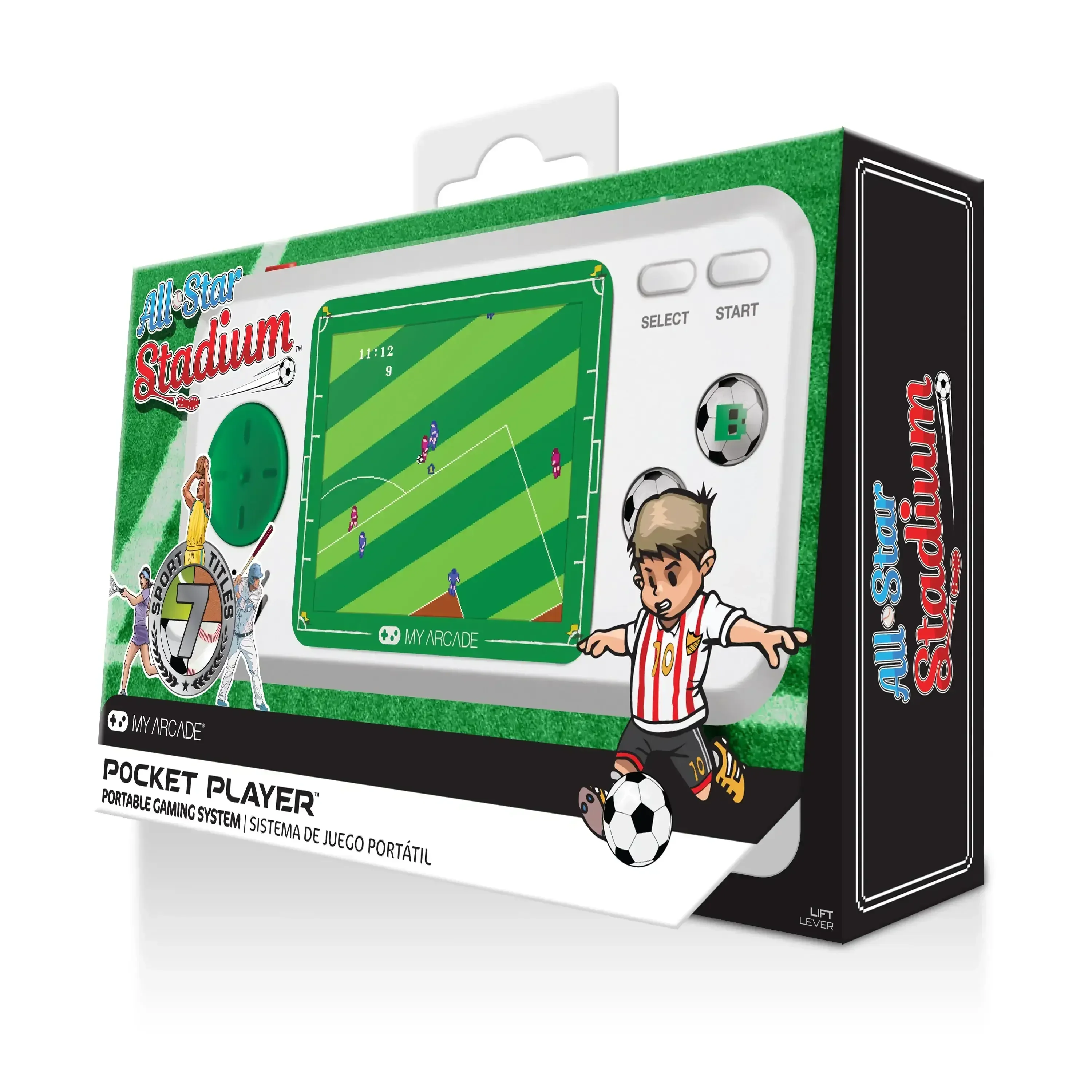 My Arcade - All-Star Stadium Pocket Player DGUNL-3275 - Kolekcjonerska Konsola do Gier Retro - Image 2