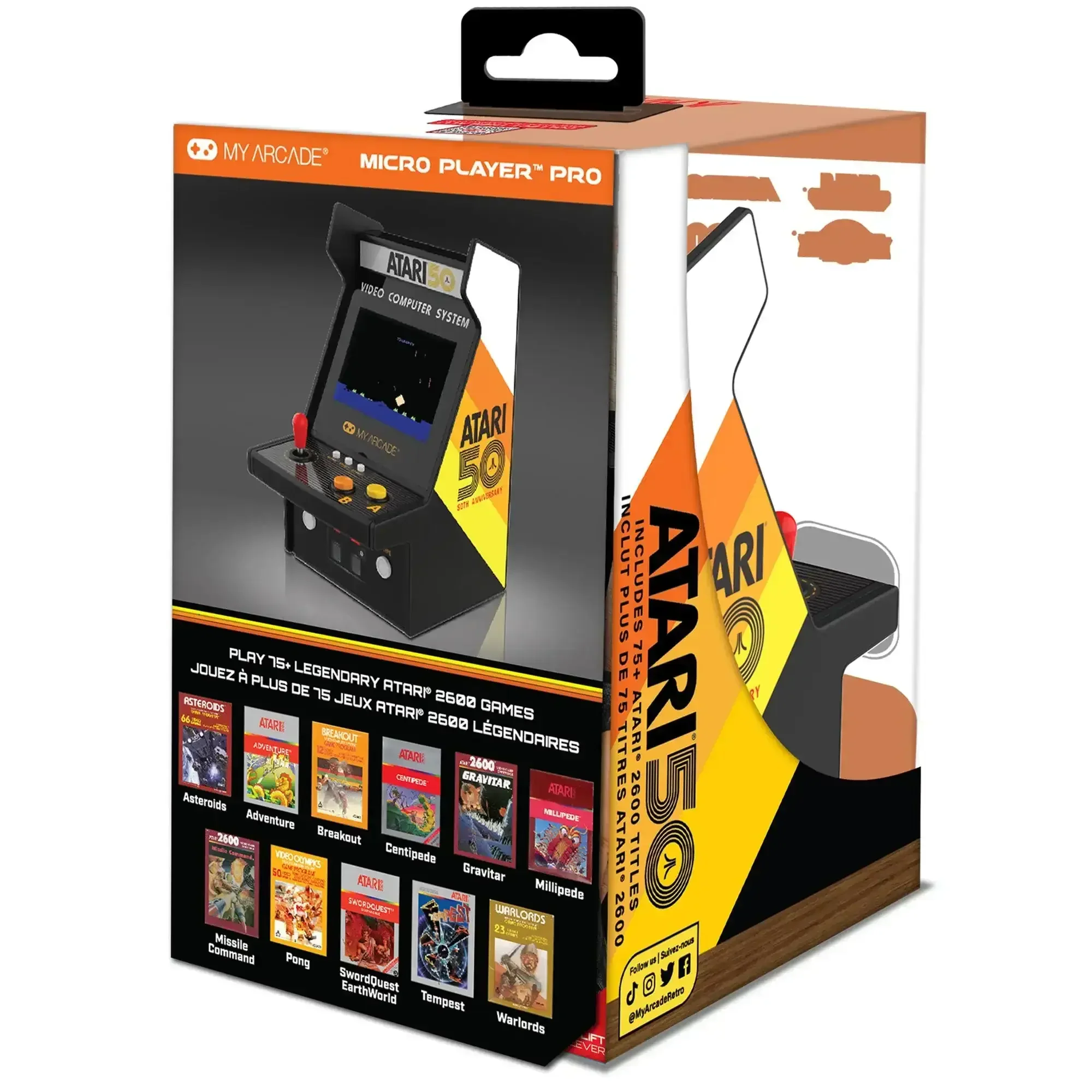 My Arcade - ATARI Micro Player Pro DGUNL-7013 - Kolekcjonerska Konsola do Gier Retro - Image 3