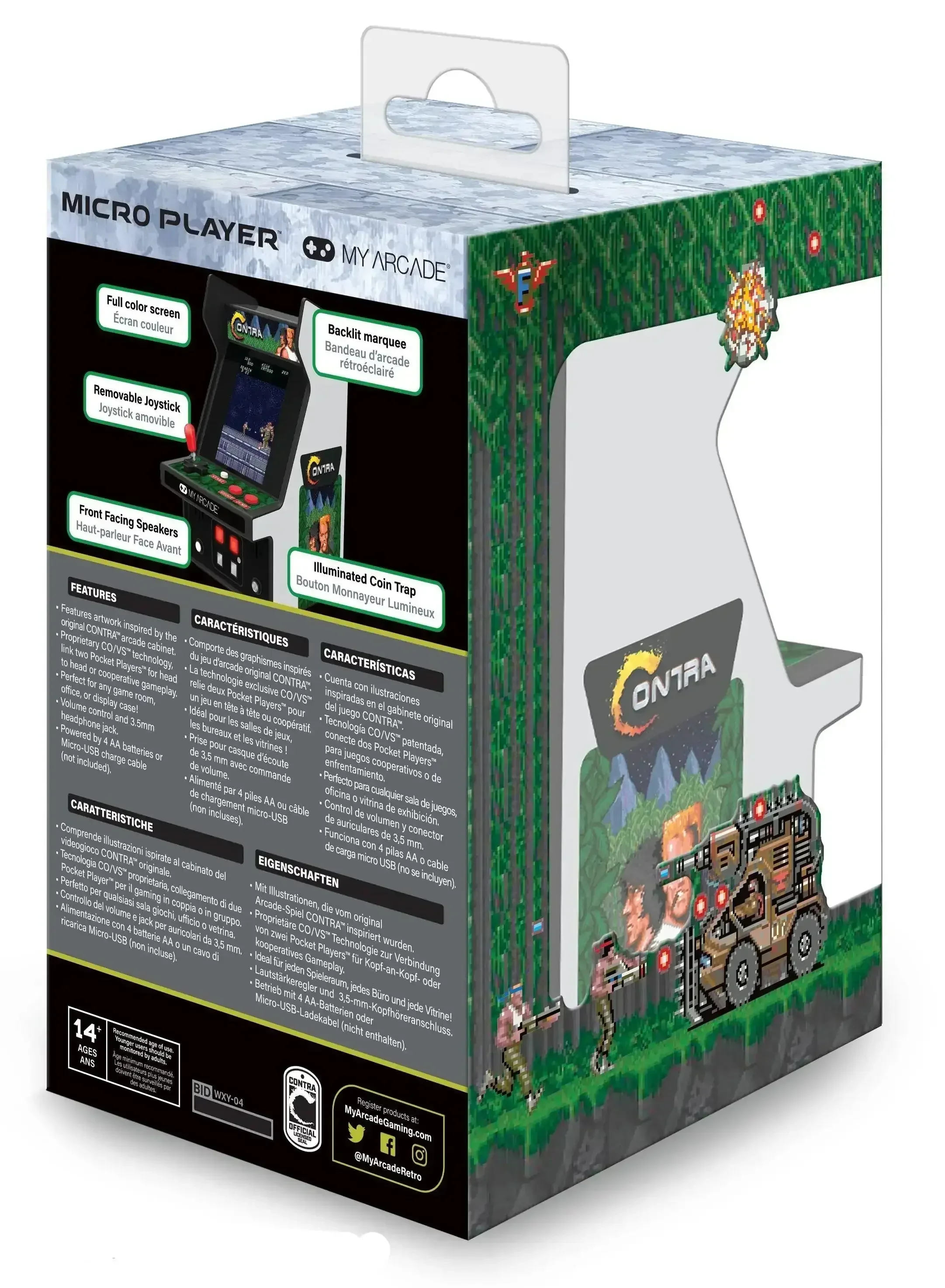 My Arcade - Contra Micro Player DGUNL-3280 - Kolekcjonerska Konsola do Gier Retro - Image 5